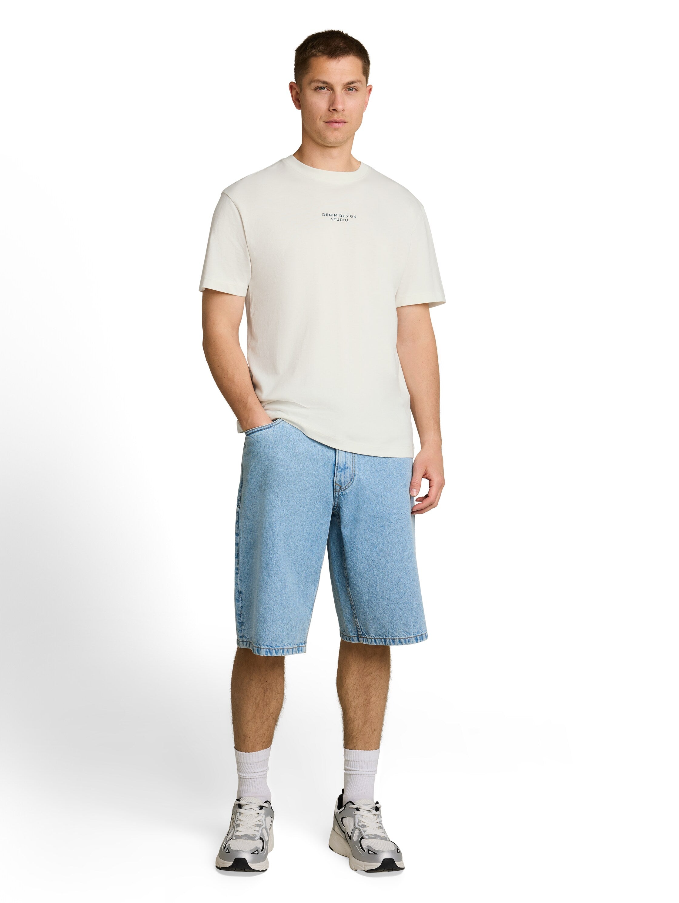 Relaxed Fit T-Shirt mit Rückenprint