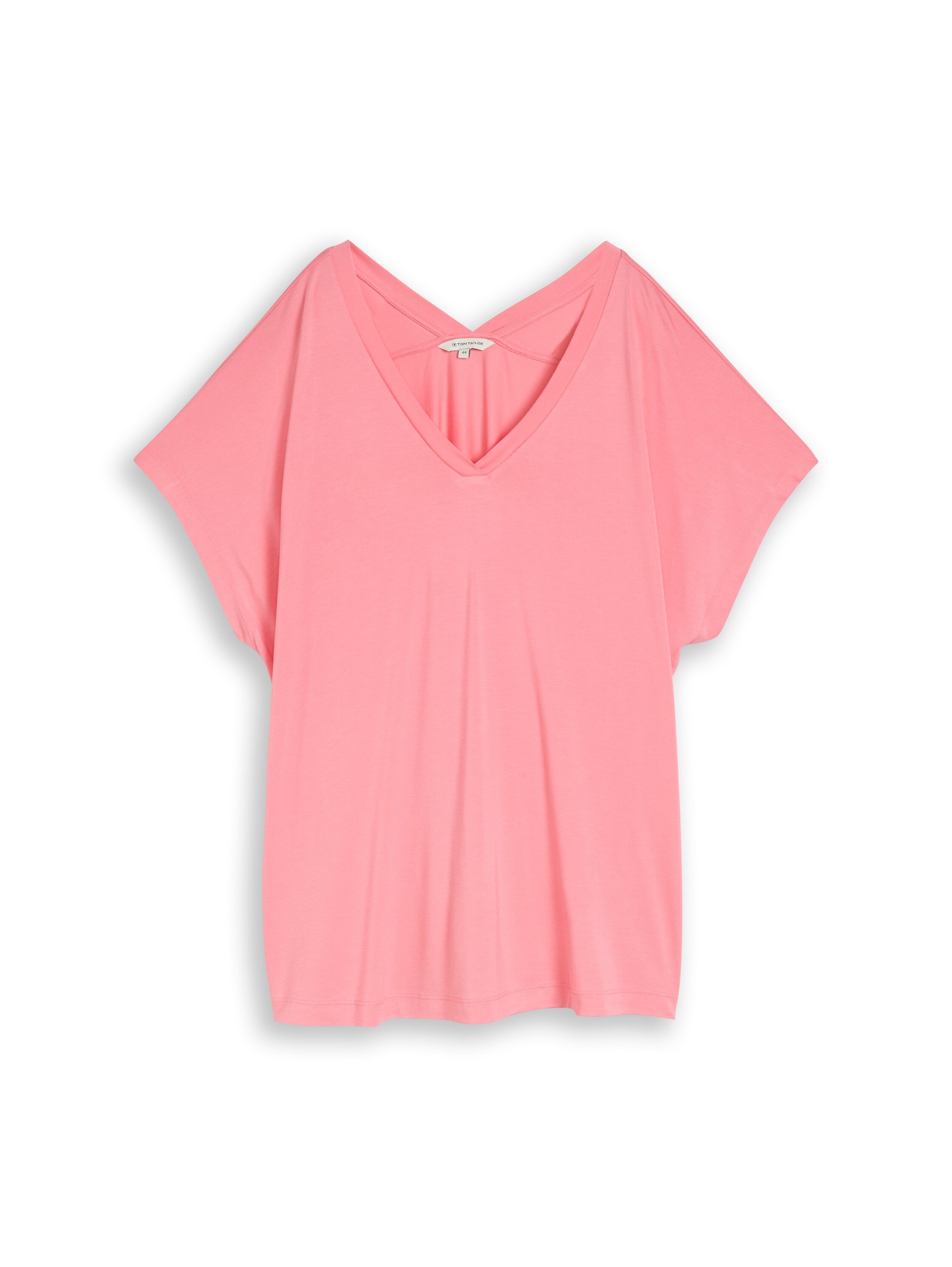 Plus Size - T-Shirt mit V-Ausschnitt