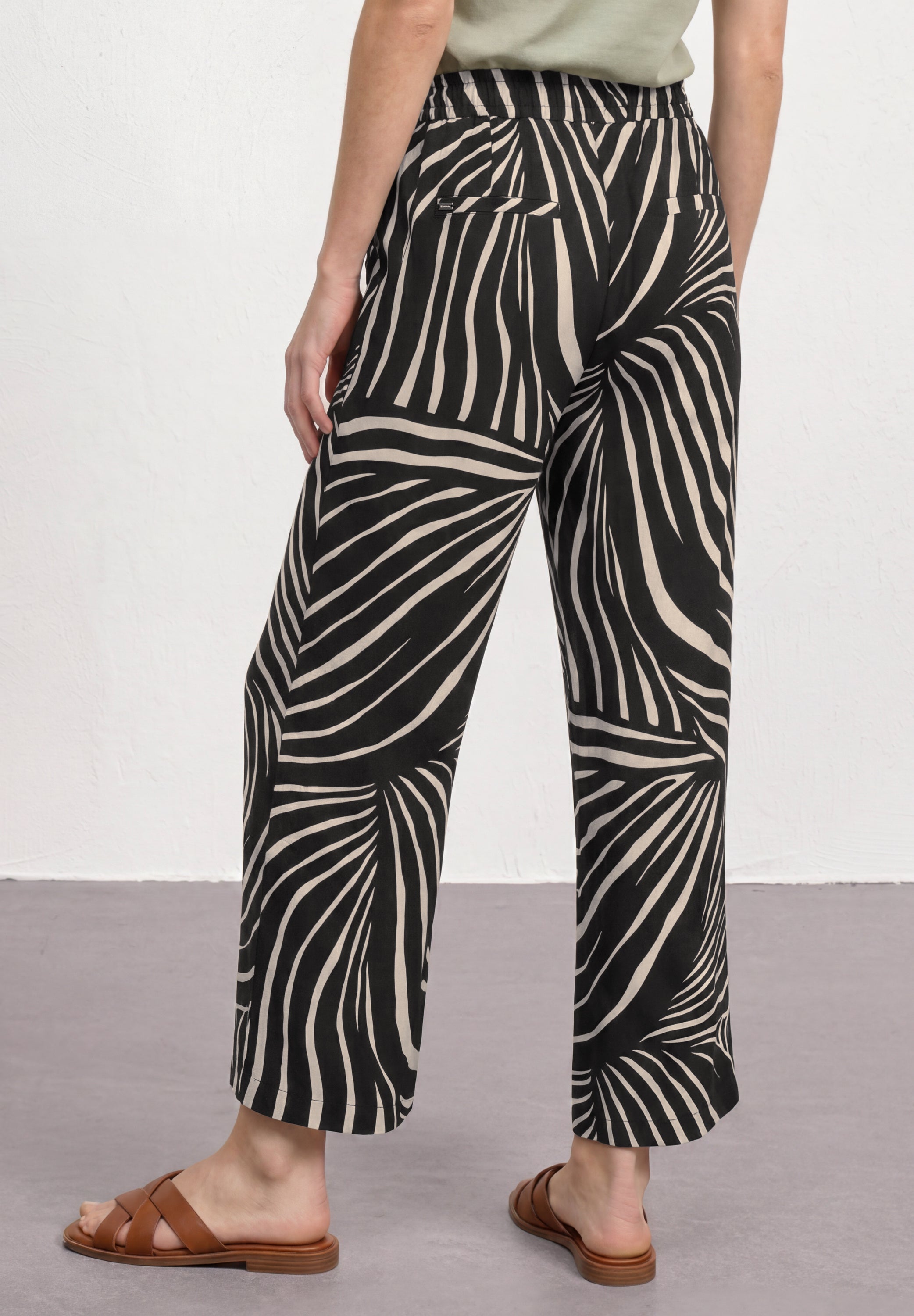 7/8 Wide Leg Hose im Loose Fit
