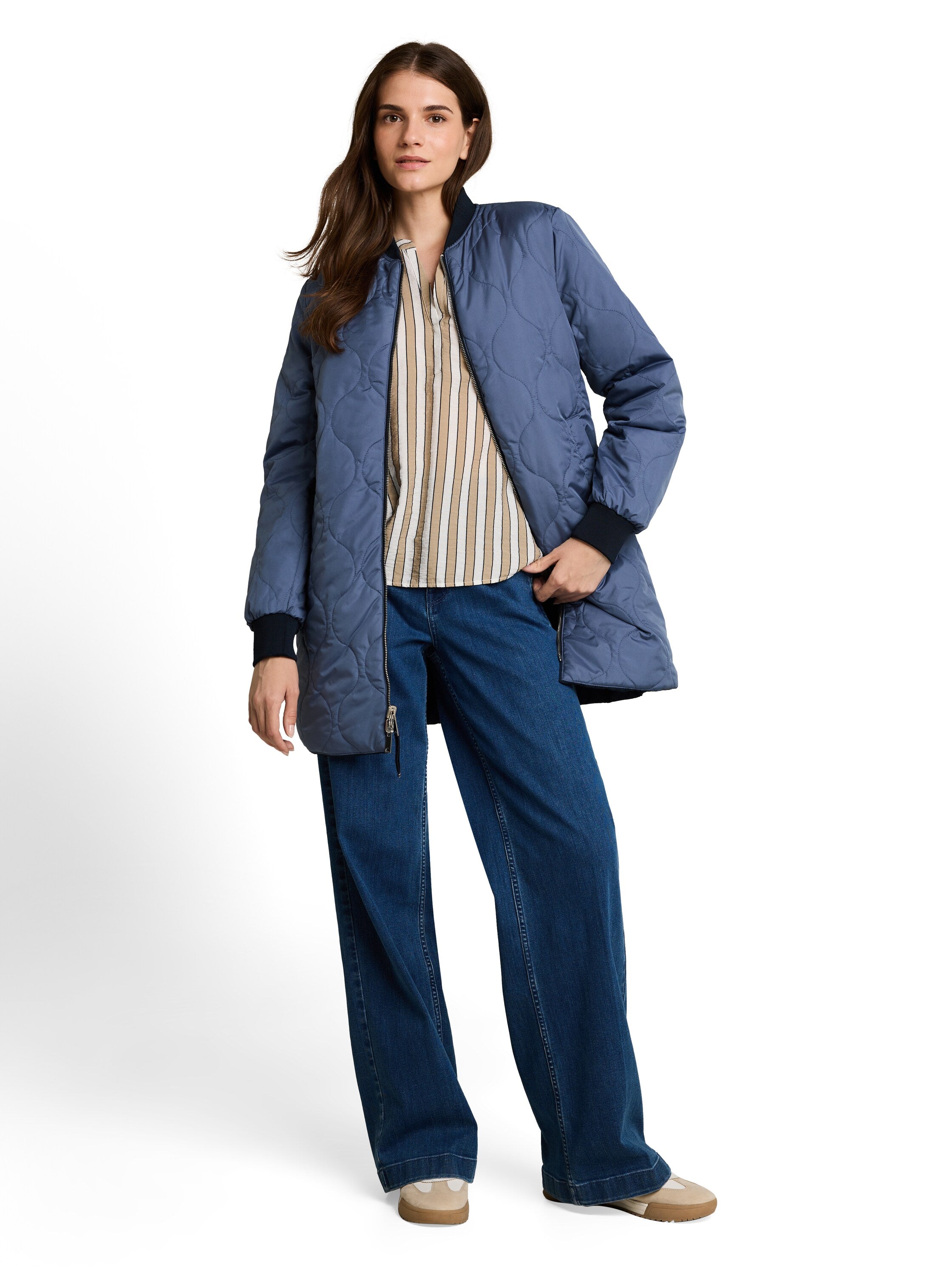 2-in-1 Wendejacke mit Bomberkragen