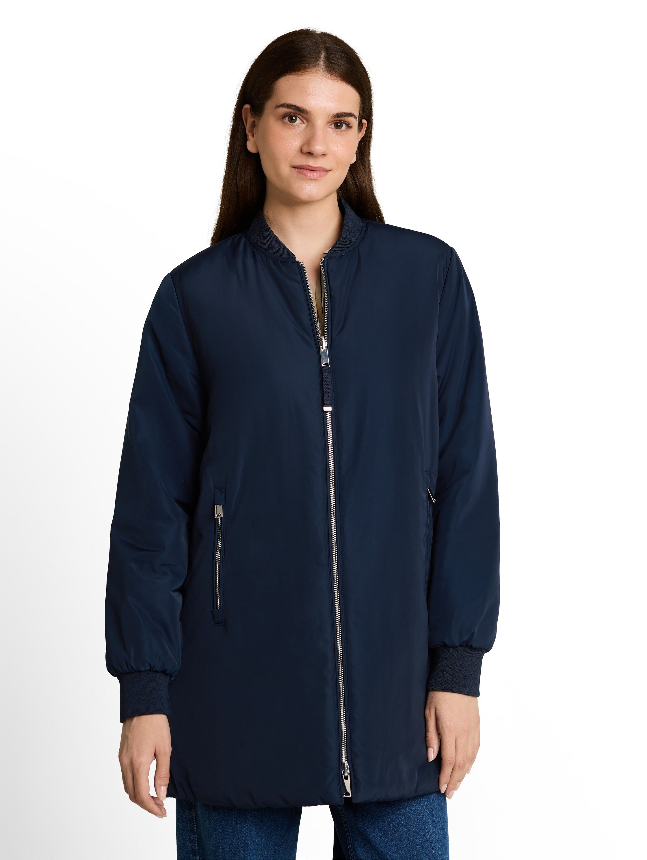 2-in-1 Wendejacke mit Bomberkragen