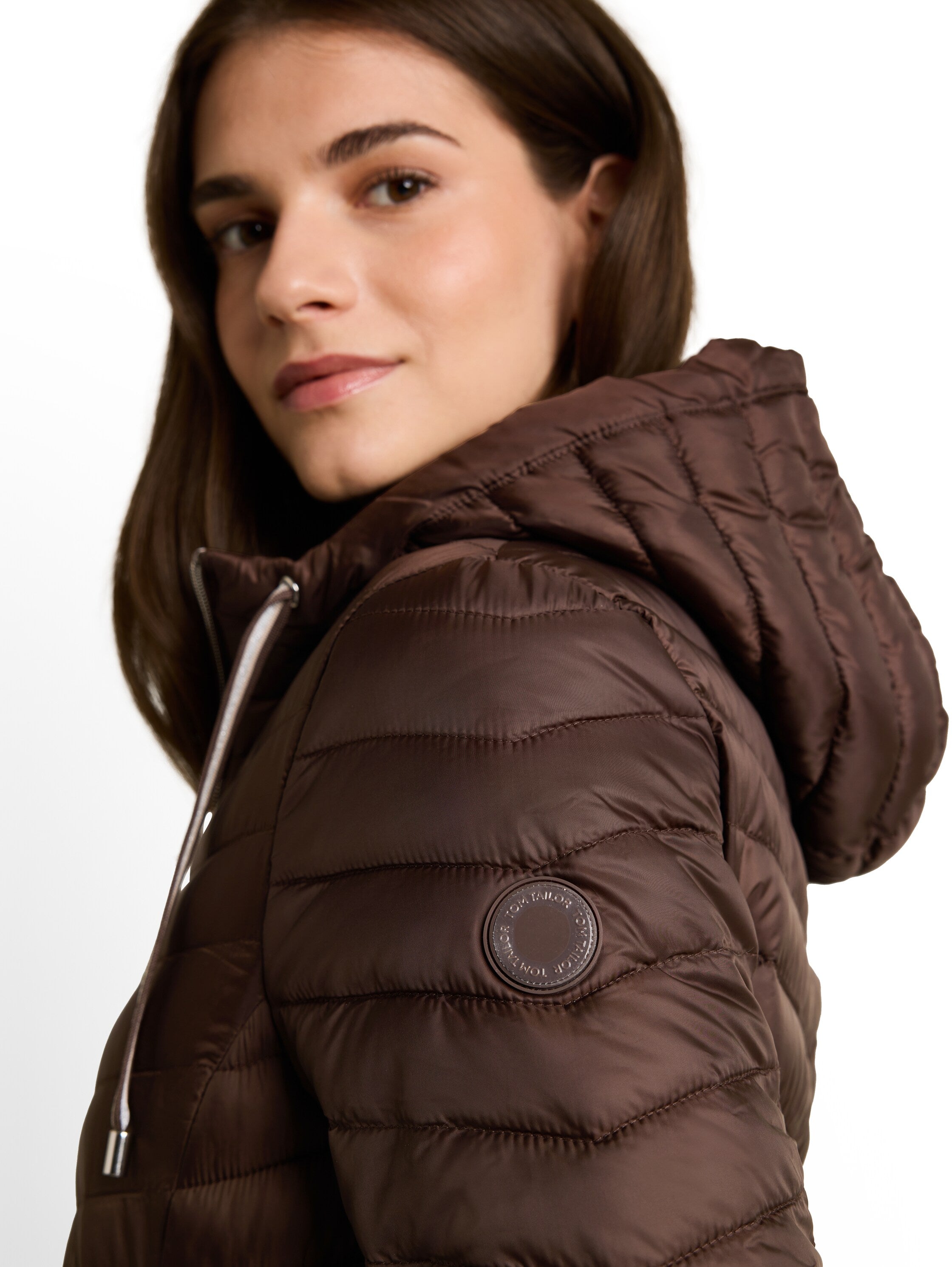 Lightweight Steppjacke mit Kapuze