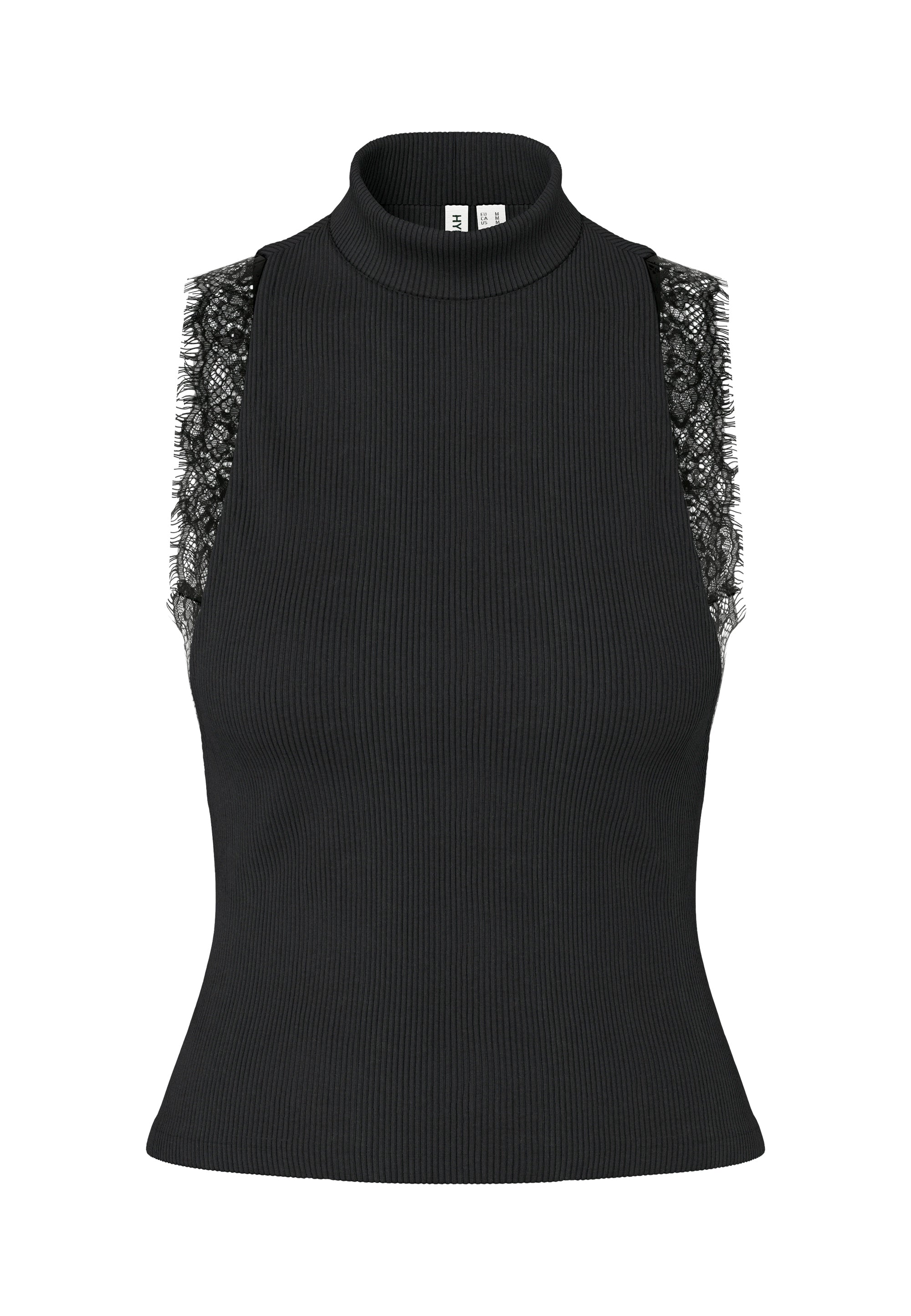HDIDA HIGH NECK LACE TOP