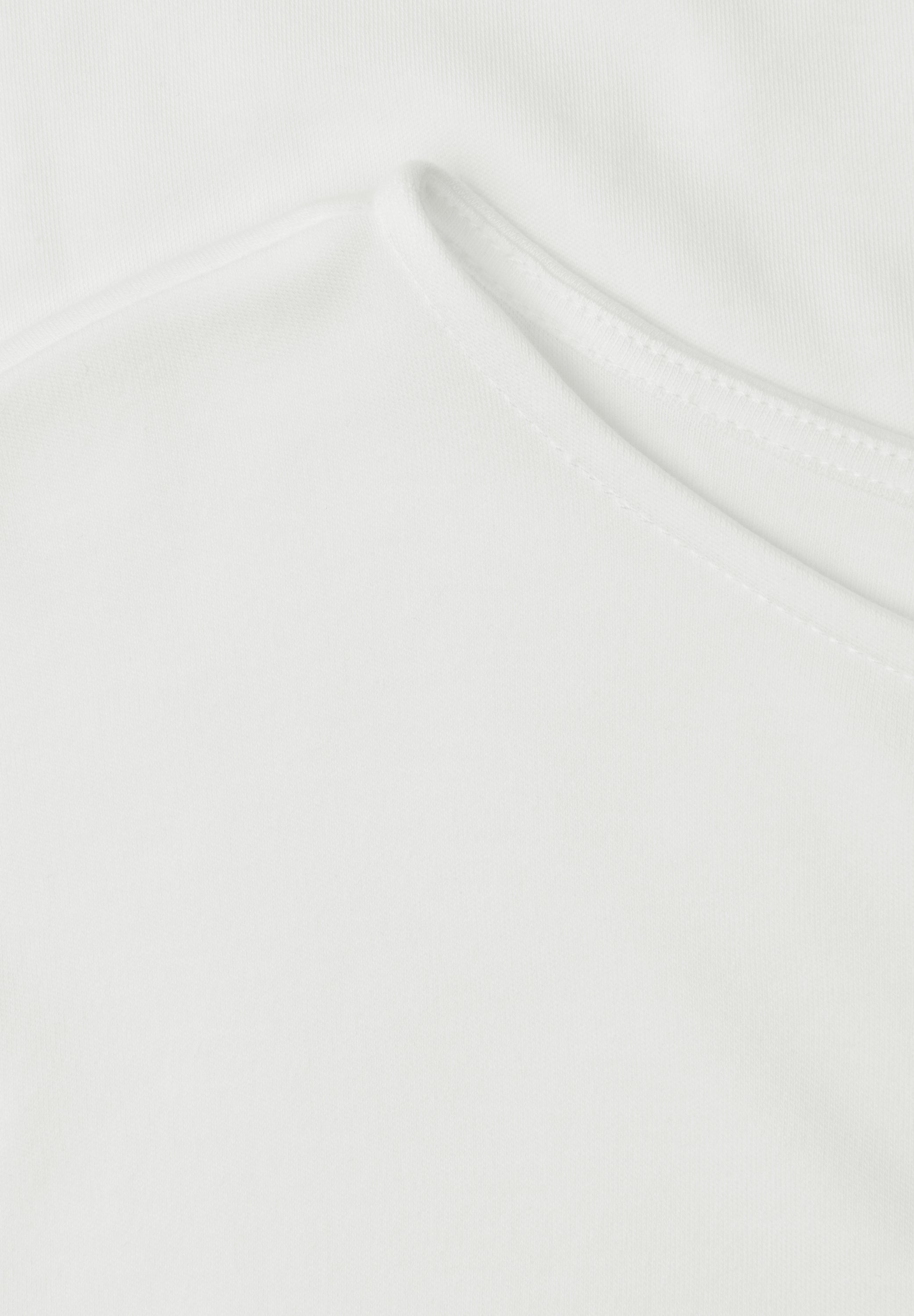 Basic Shirt mit Boat Neck und Elastikbund