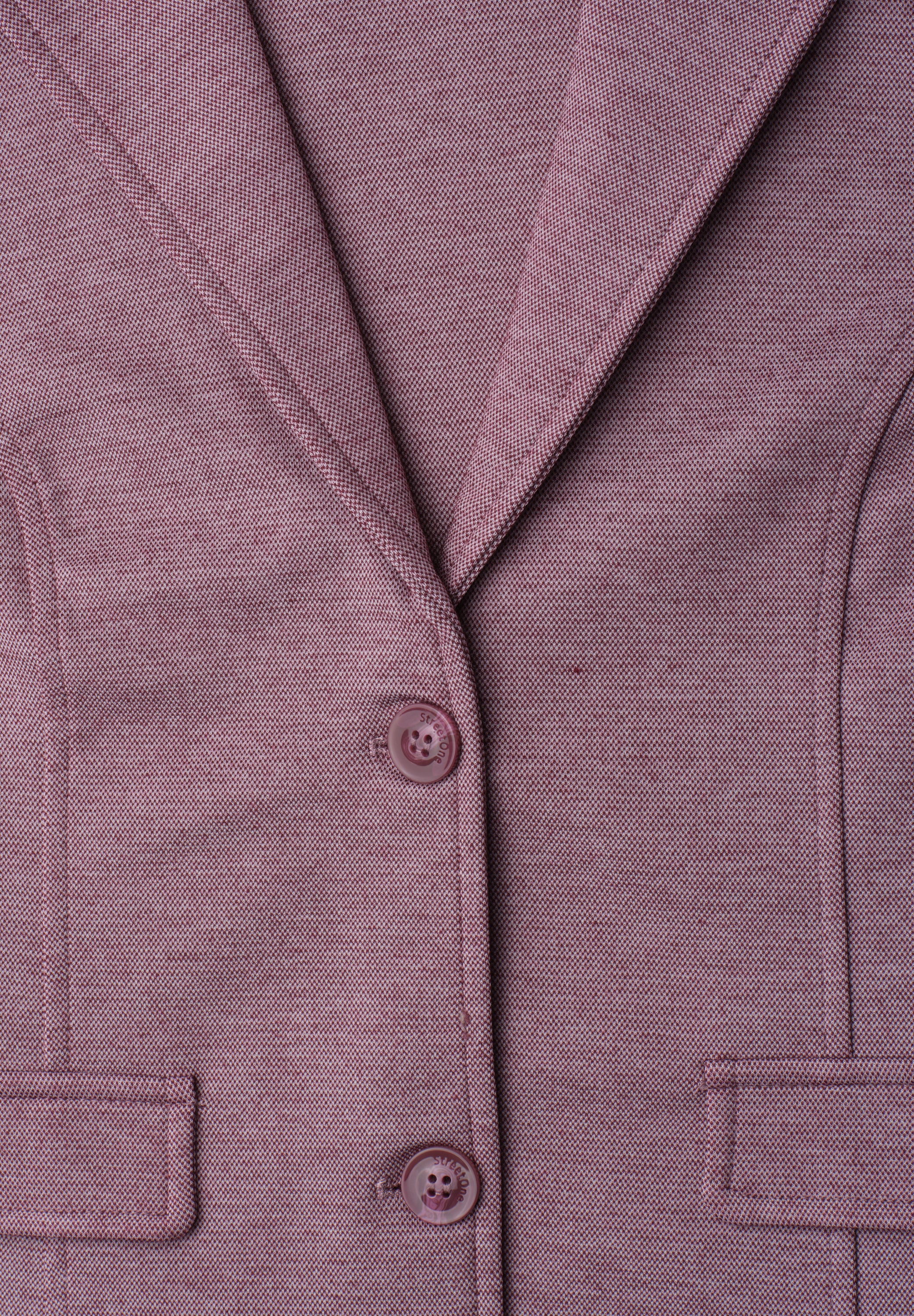 Basic Blazer in Unifarbe