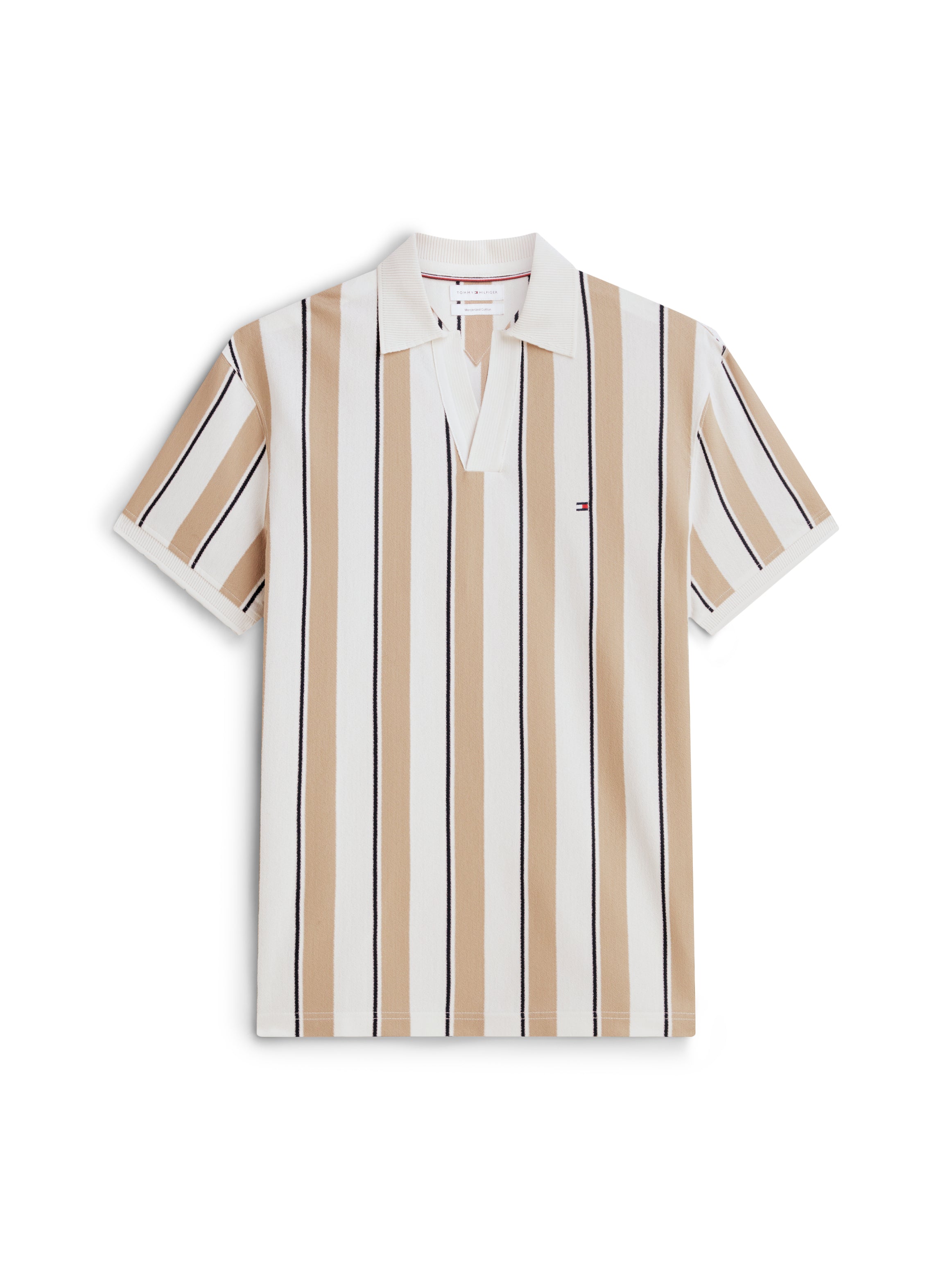 V NECK CREPE CLASSIC POLO