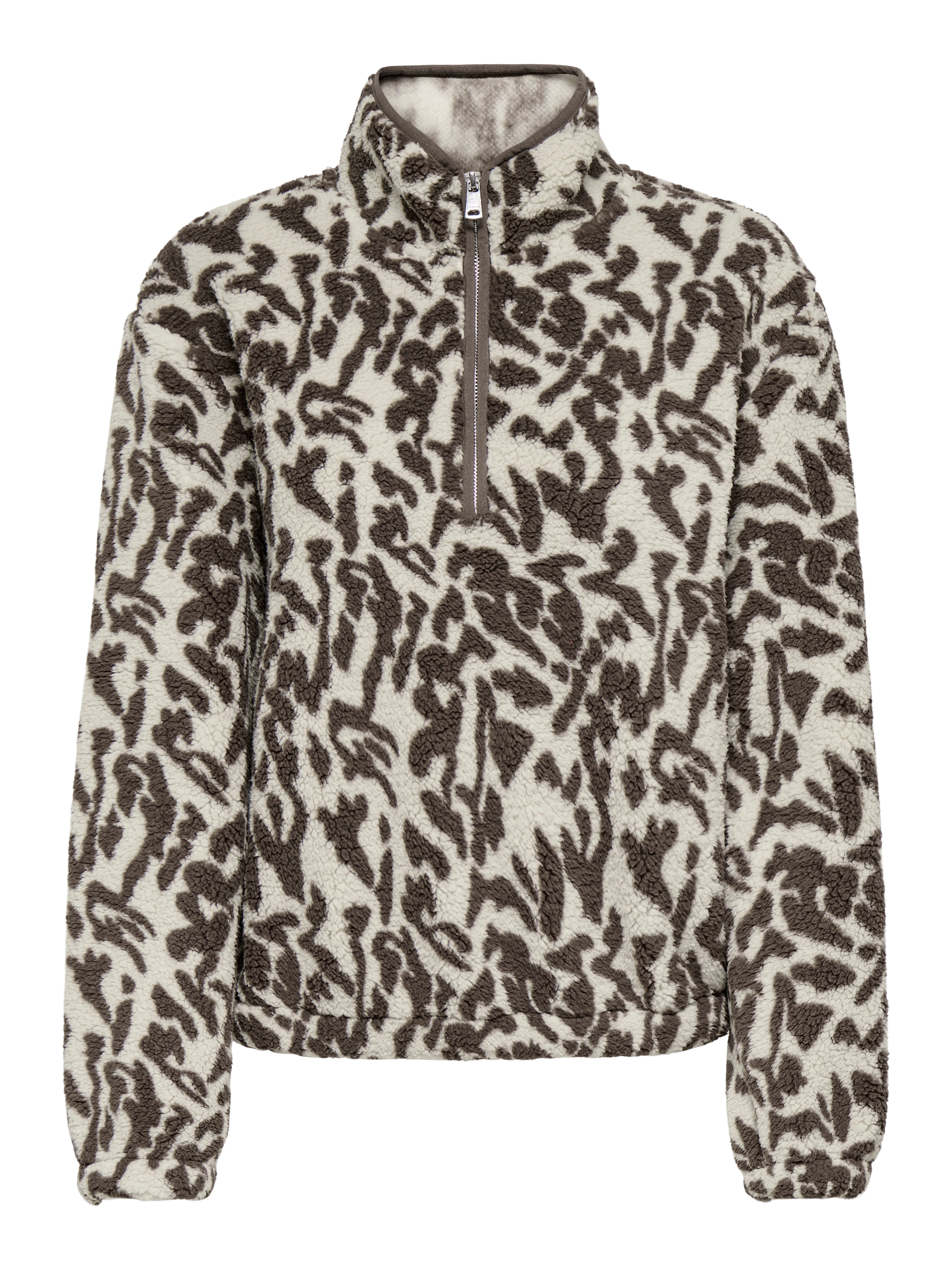 ONLNEW DALLAS L/S HIGHNECK ZIP SWT NOOS