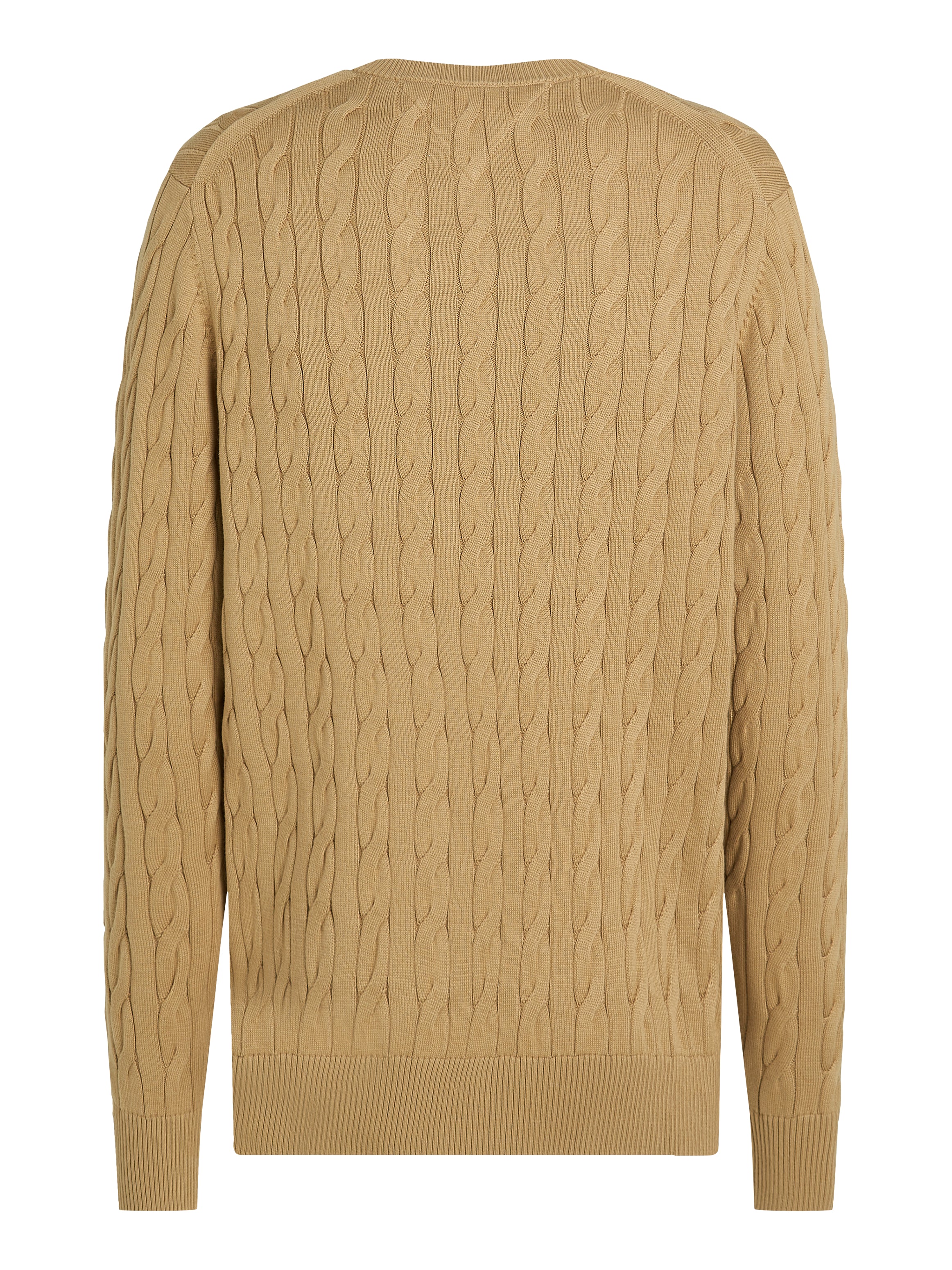 CLASSIC COTTON CABLE CREW NECK