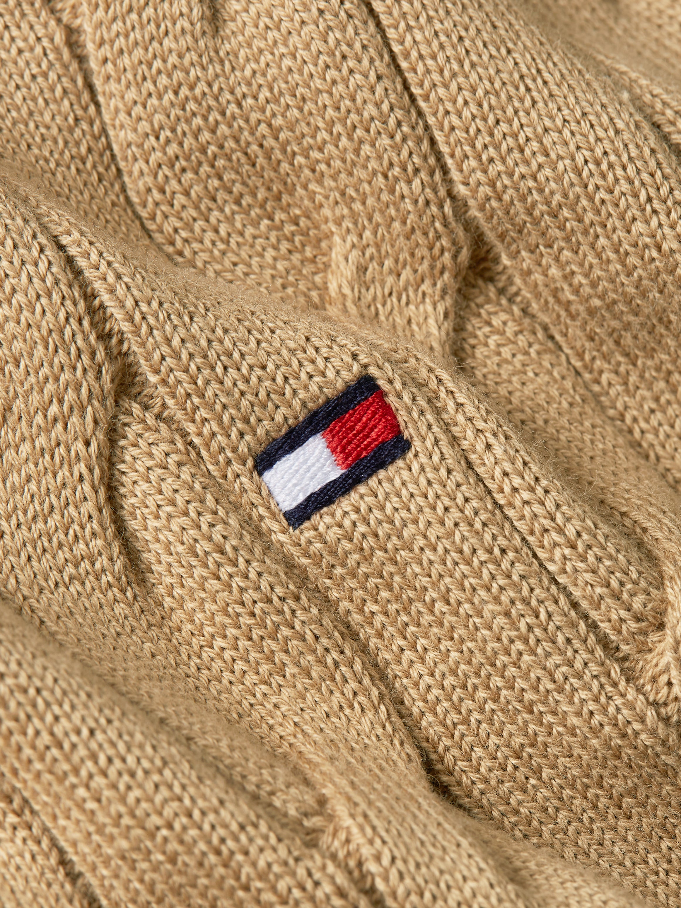 CLASSIC COTTON CABLE CREW NECK