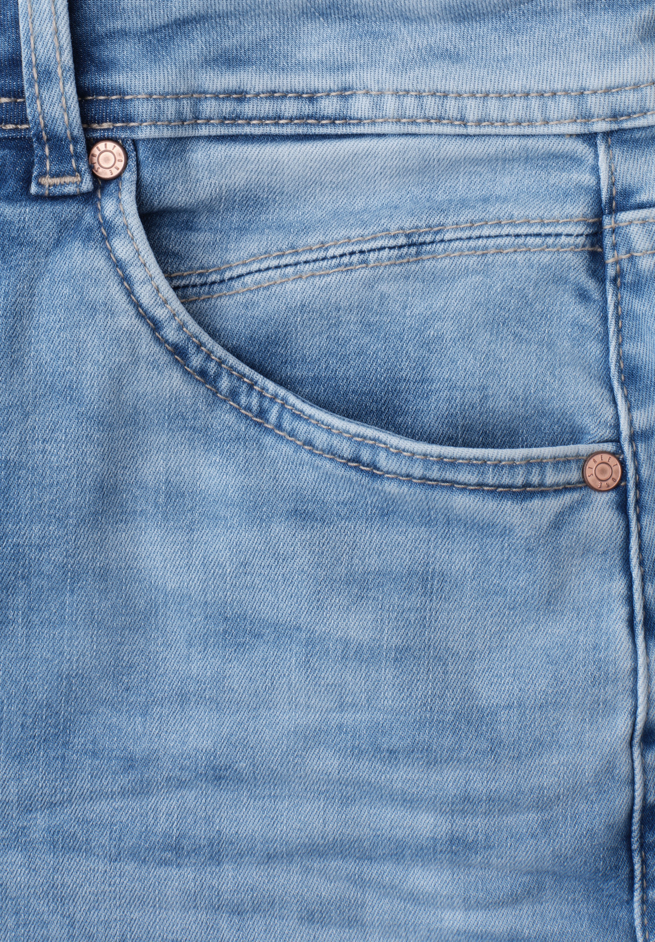 High Waist Barrel Leg Jeans im Loose Fit