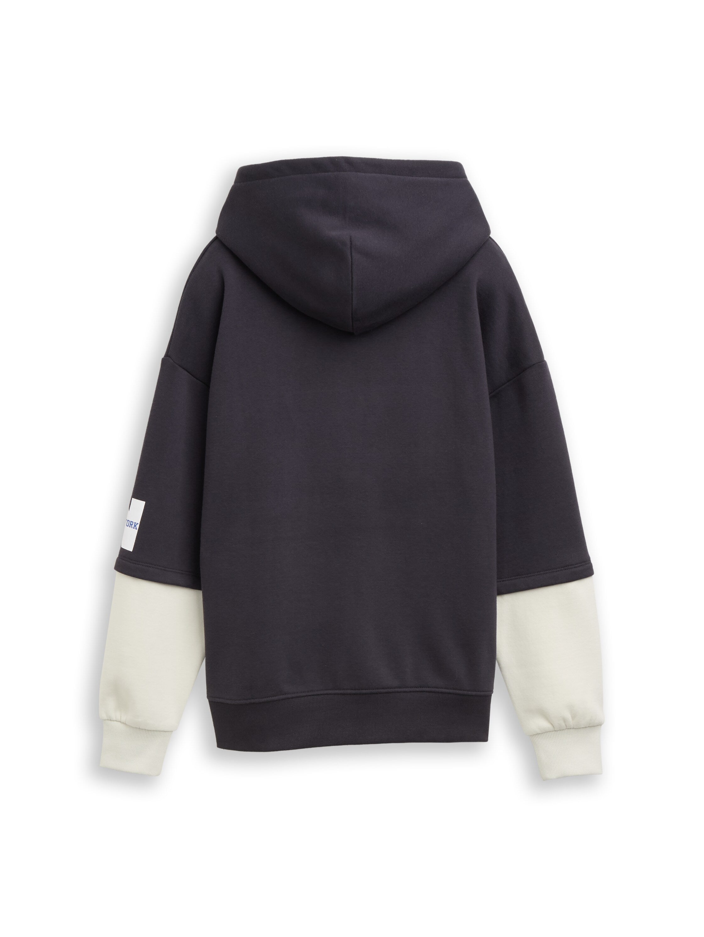 Oversize Hoodie Sweatshirt im 2-in-1-Look