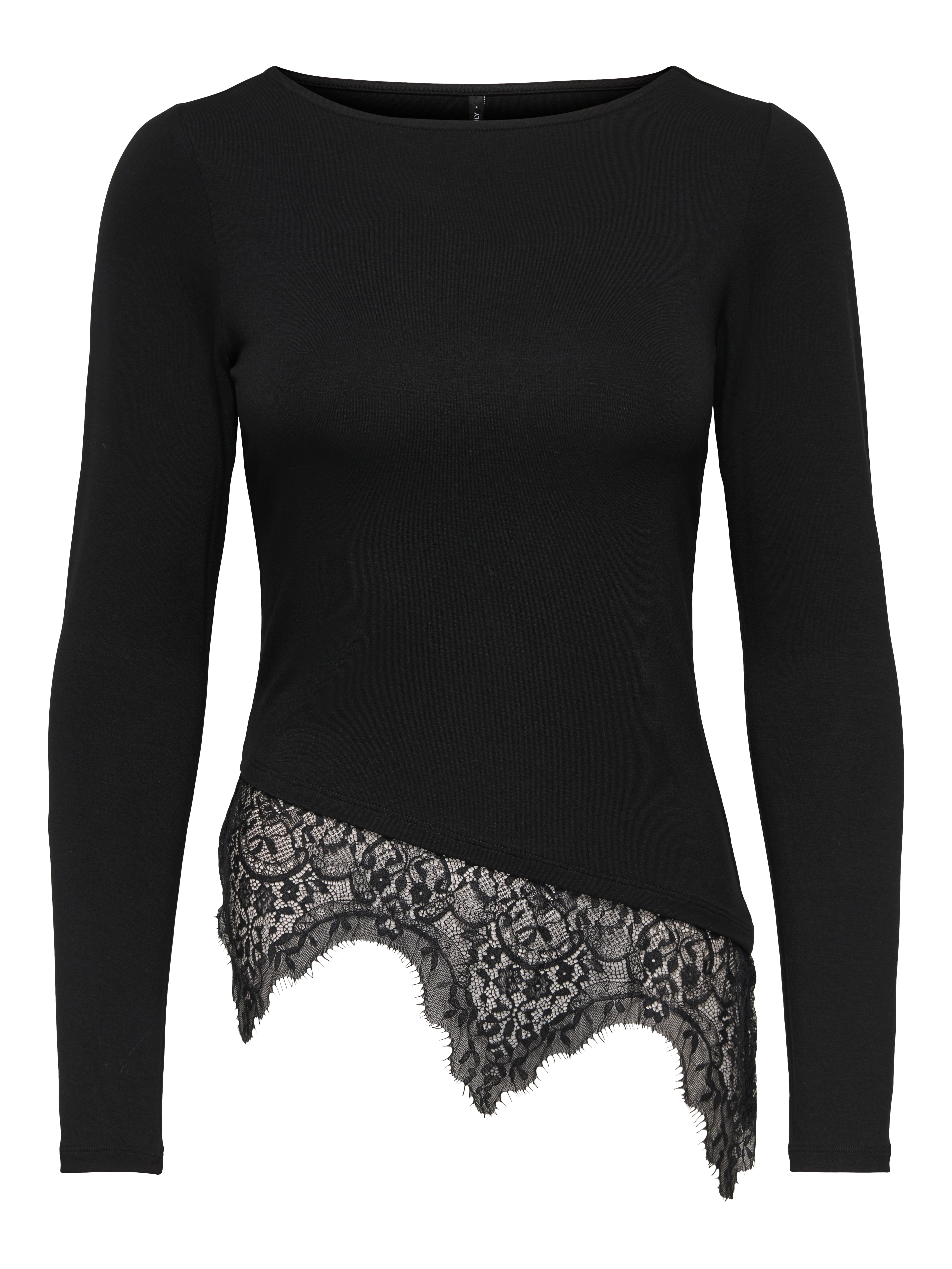 ONLLAILA L/S LACE MIX TOP JRS NOOS