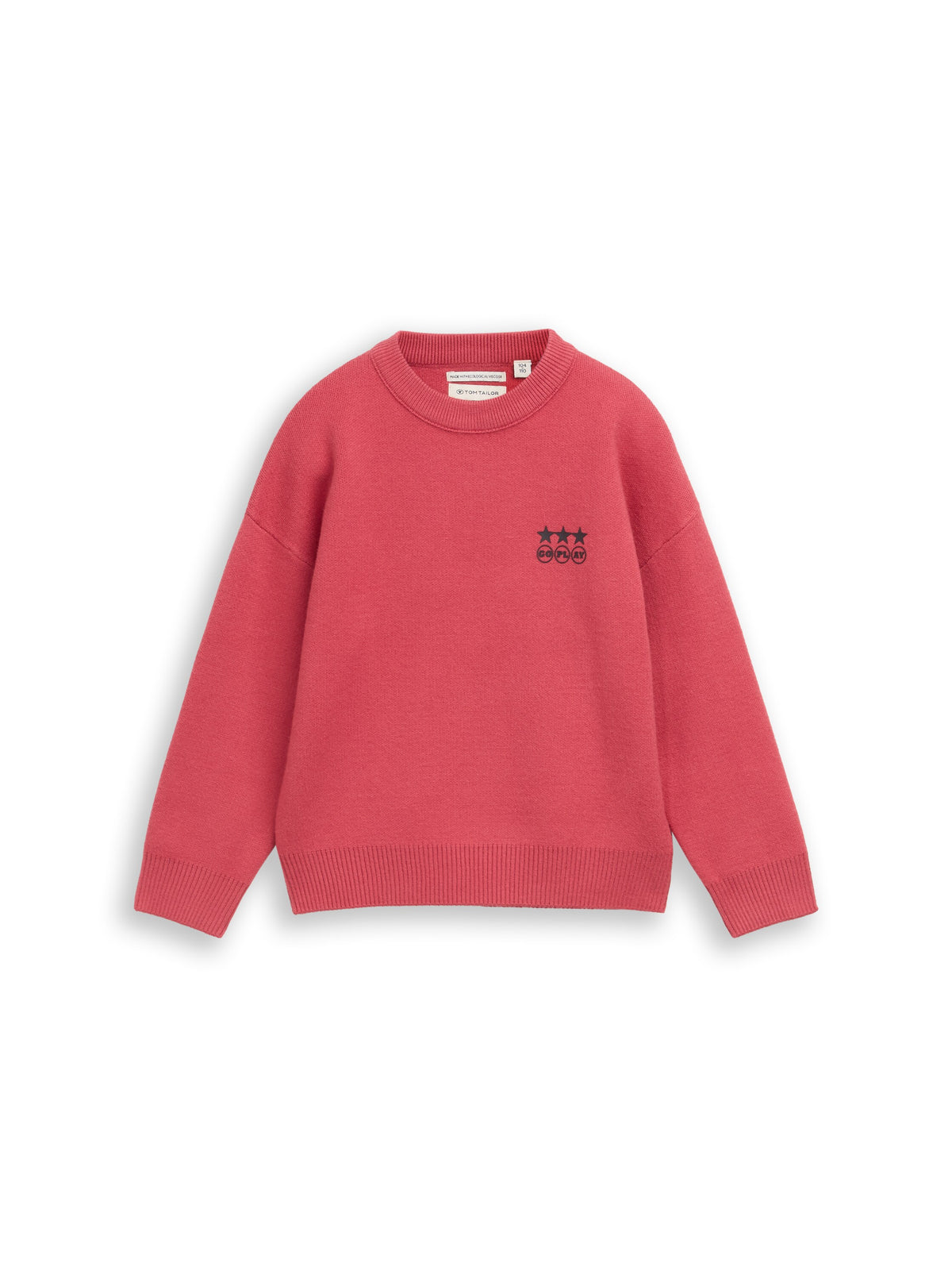 Oversize Strickpullover mit Print