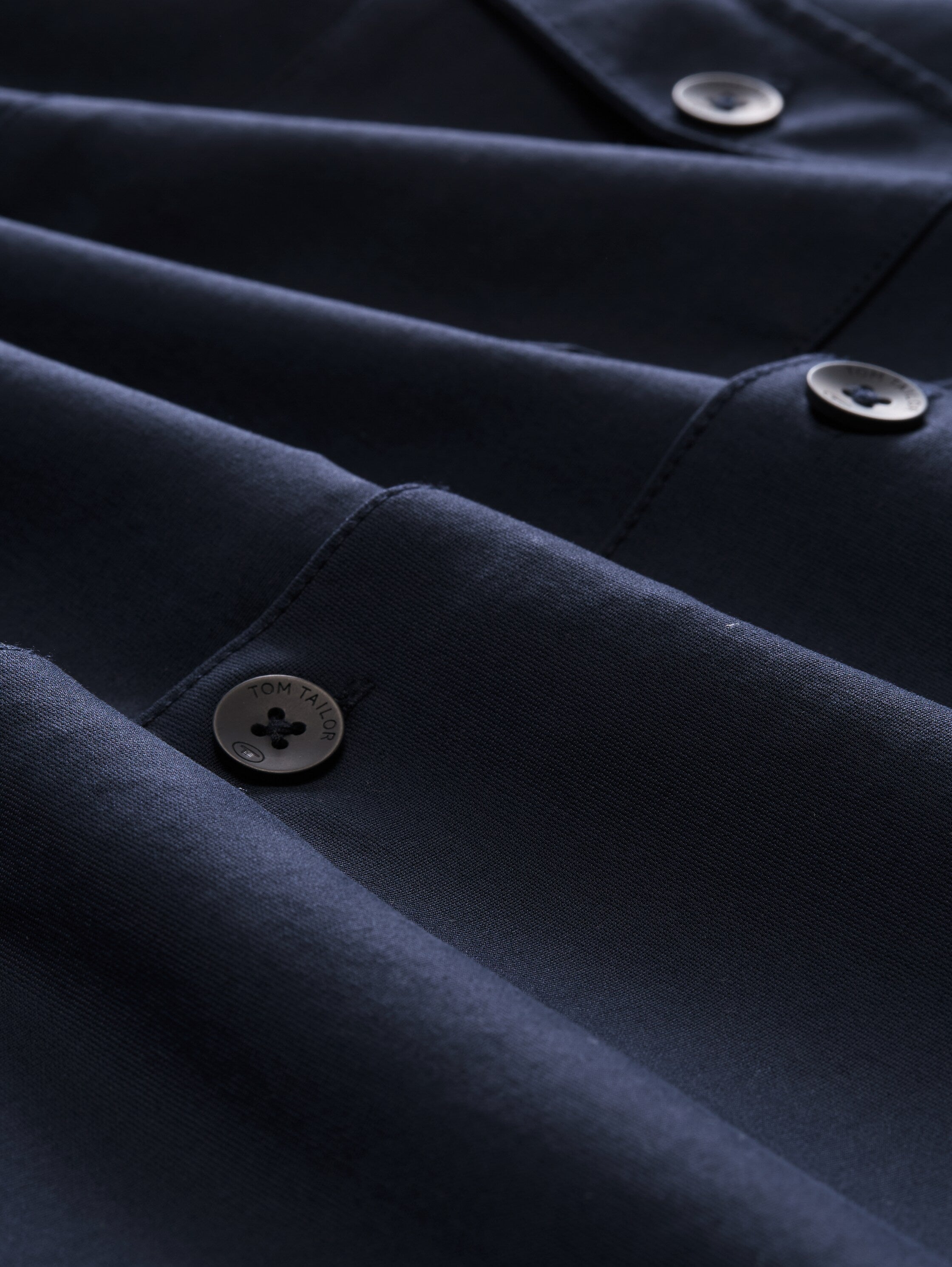 Sweat–Overshirt mit Taschen
