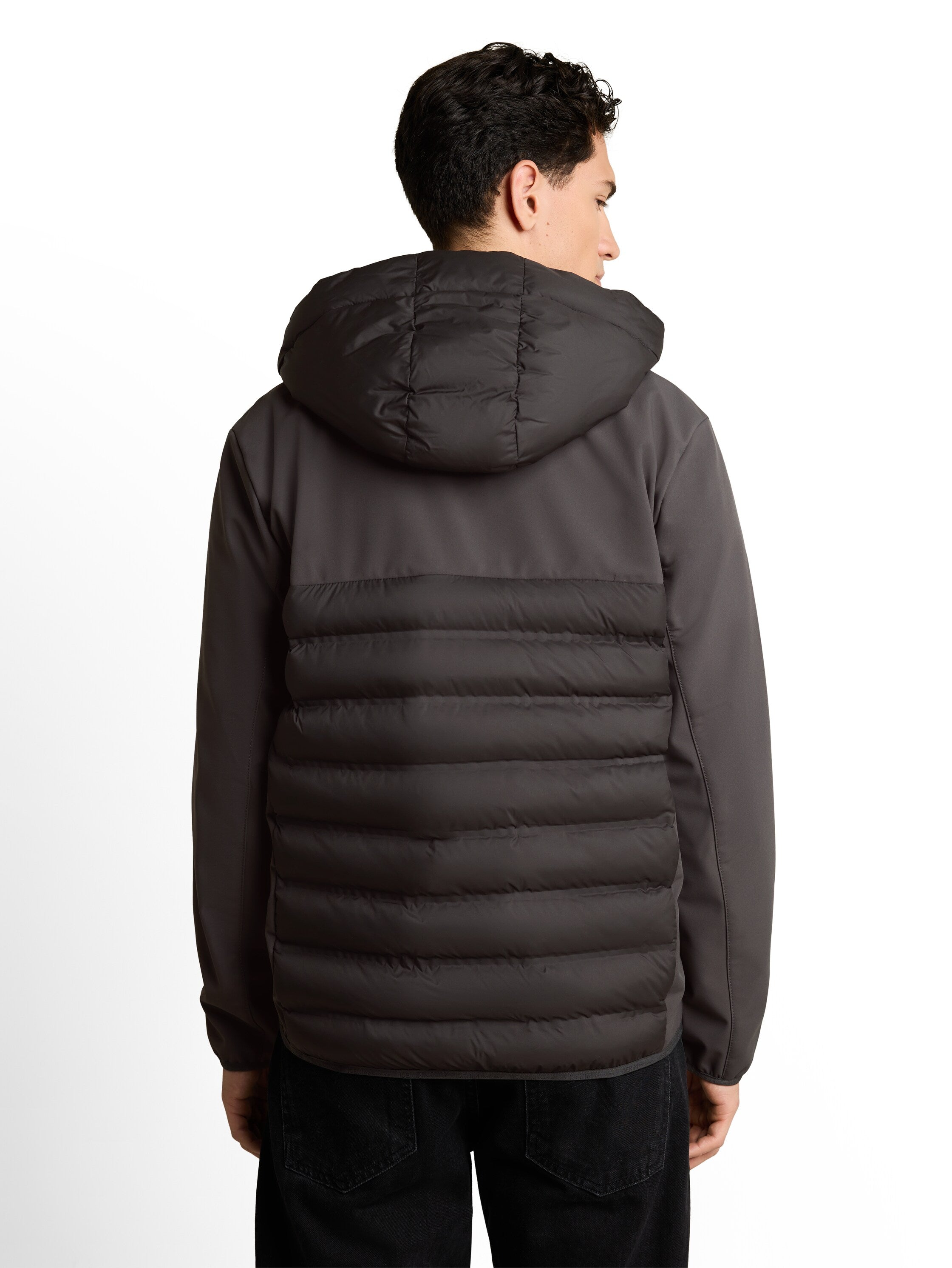 Relaxed Fit Hybrid Steppjacke