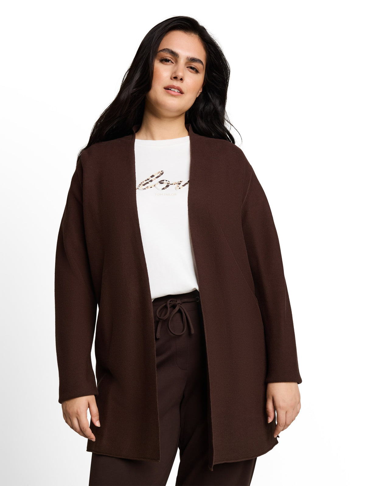 Plus Size - Cardigan aus Baumwolle
