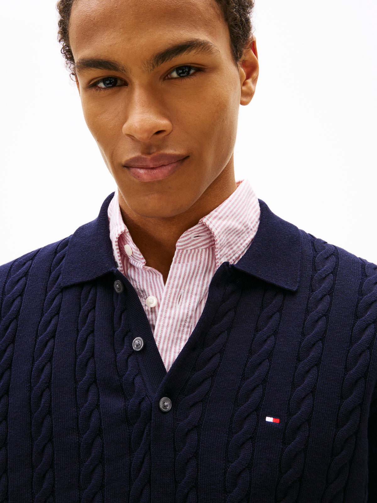 CLASSIC COTTON CABLE LS POLO