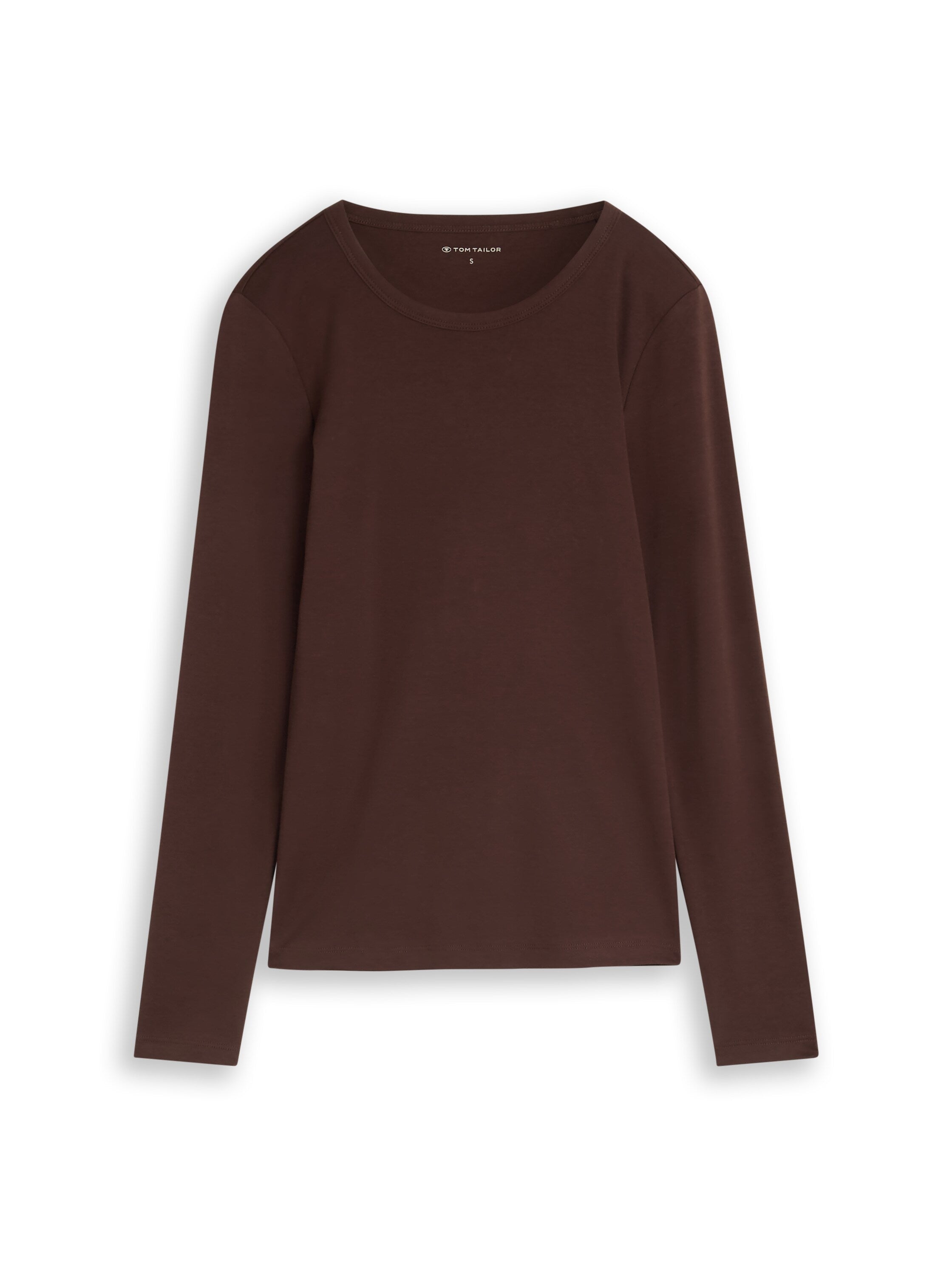 Basic Langarmshirt aus Baumwolle