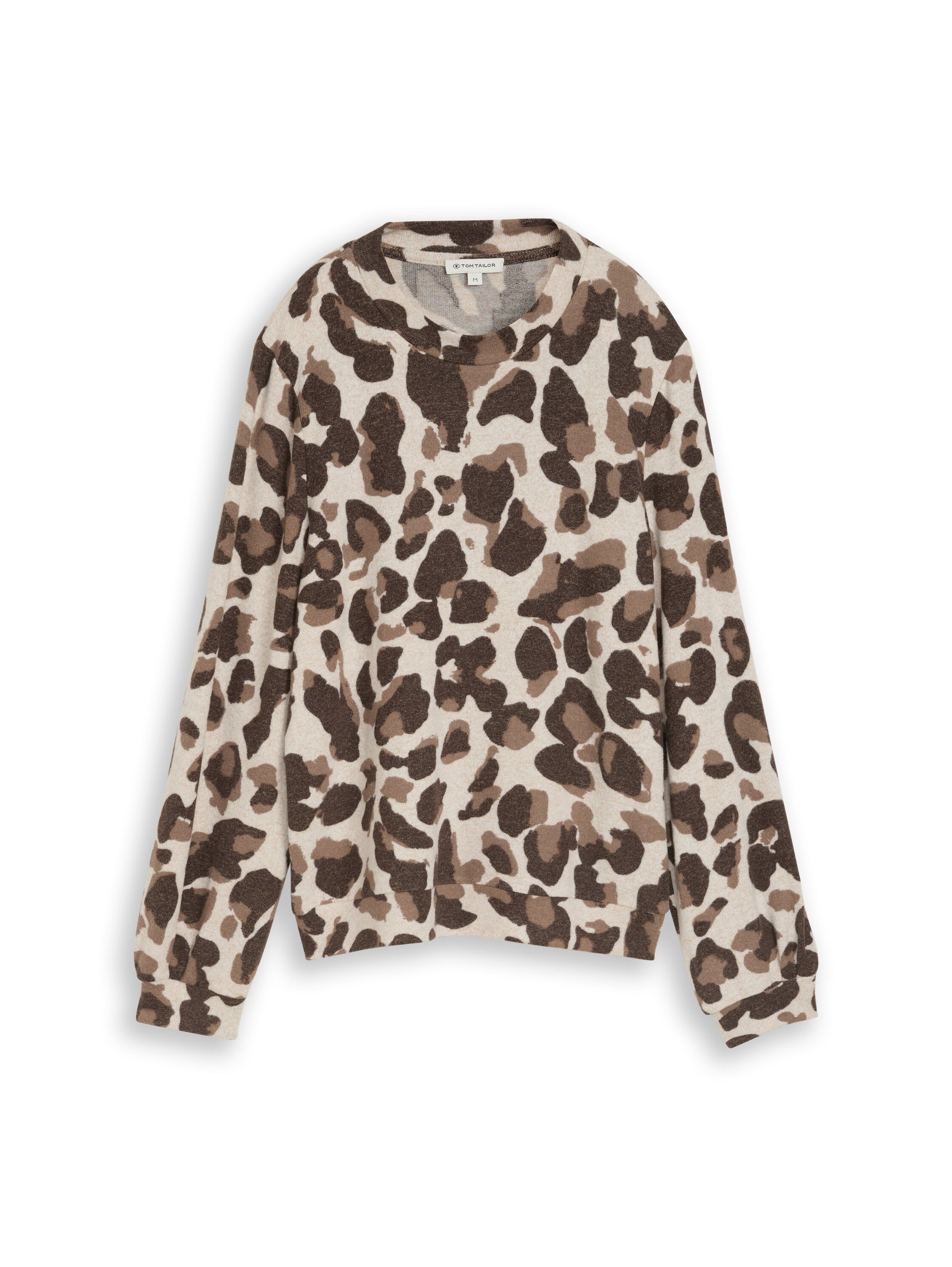 Cosy Langarmshirt mit Muster