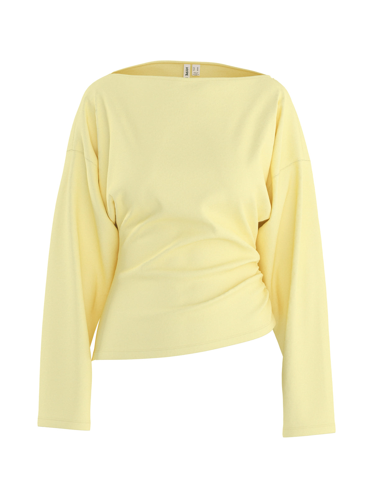 HDYURI LS DRAPED TOP