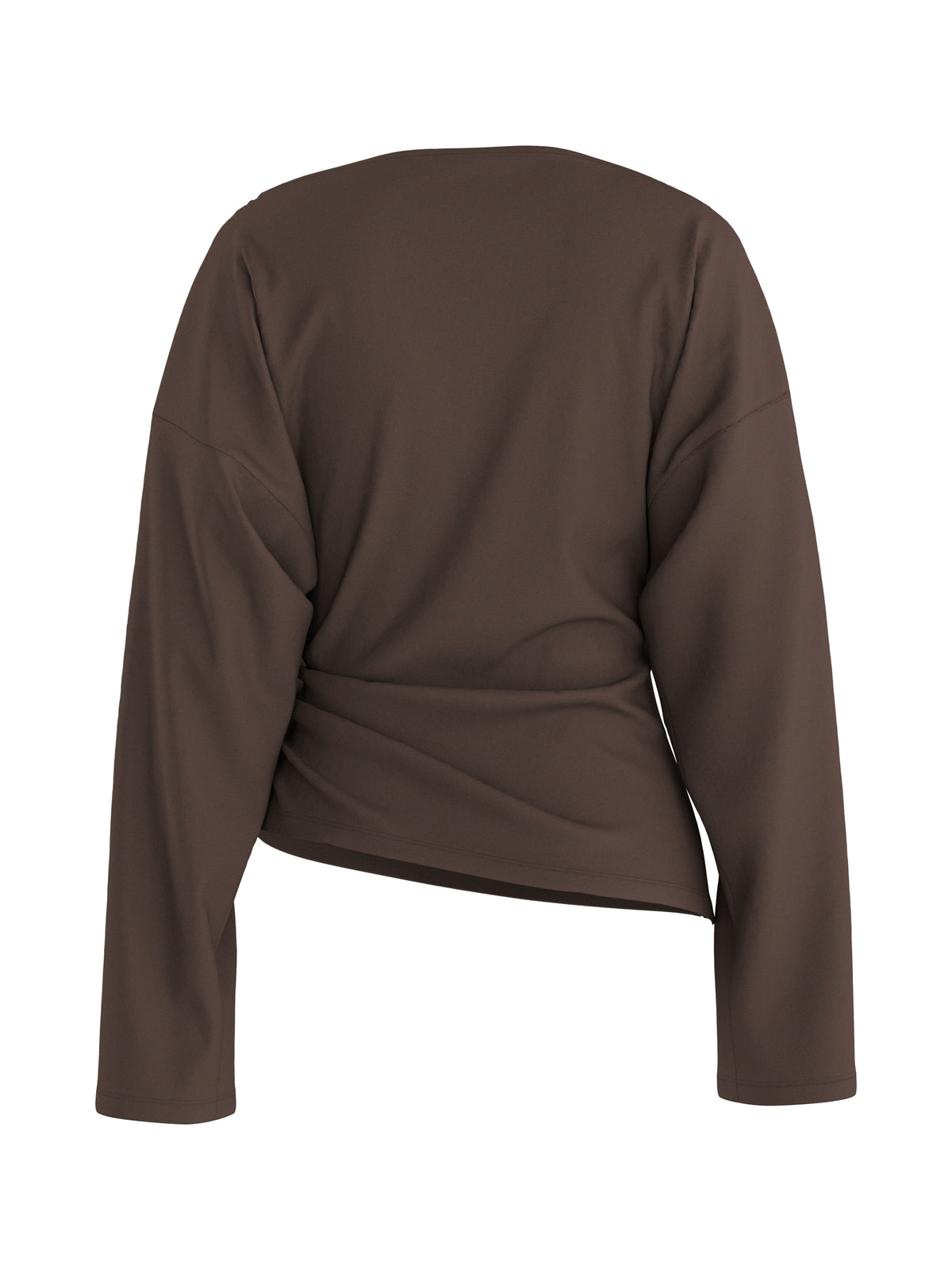 HDYURI LS DRAPED TOP
