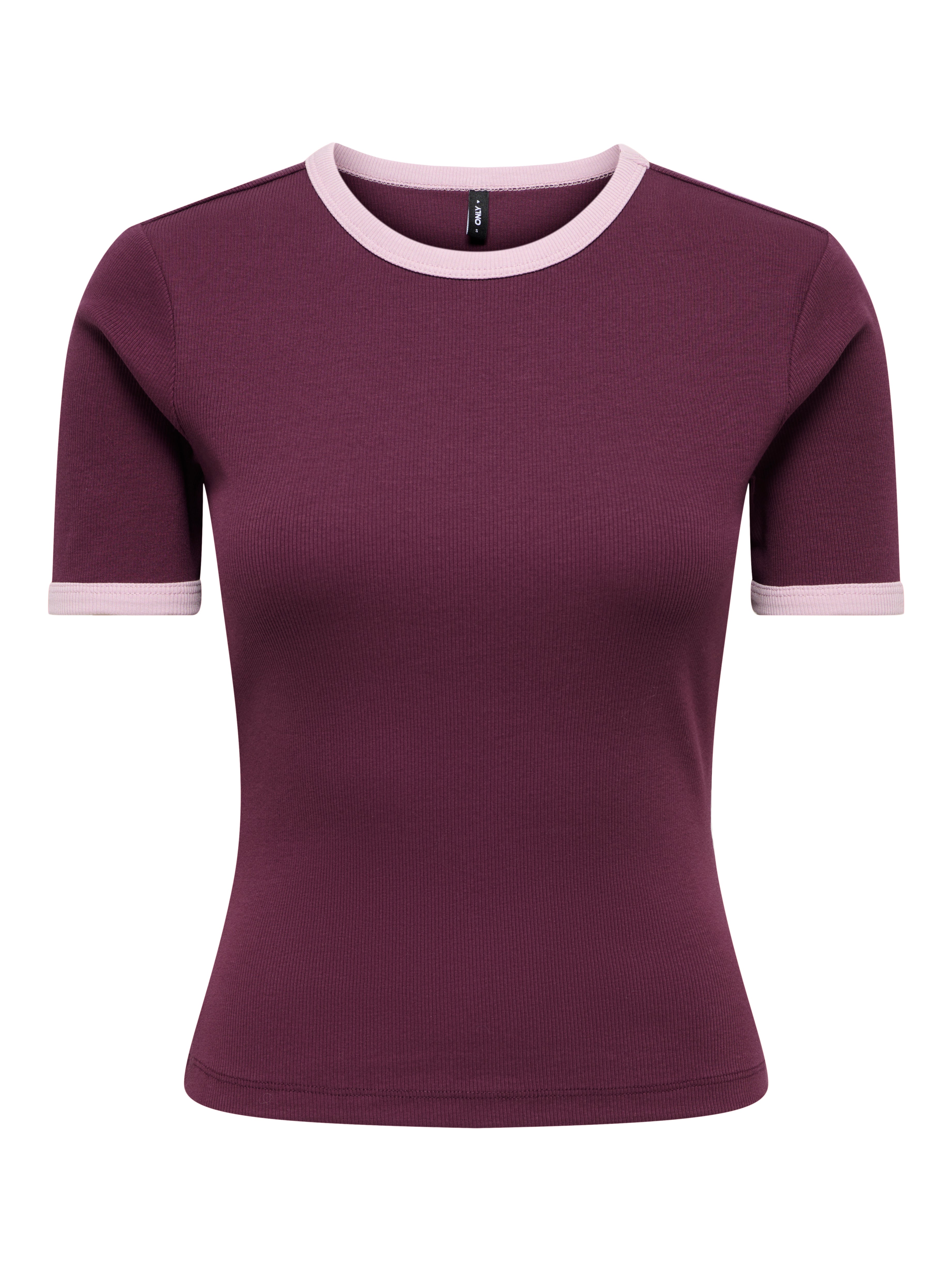 ONLVAL S/S CONTRAST TOP JRS