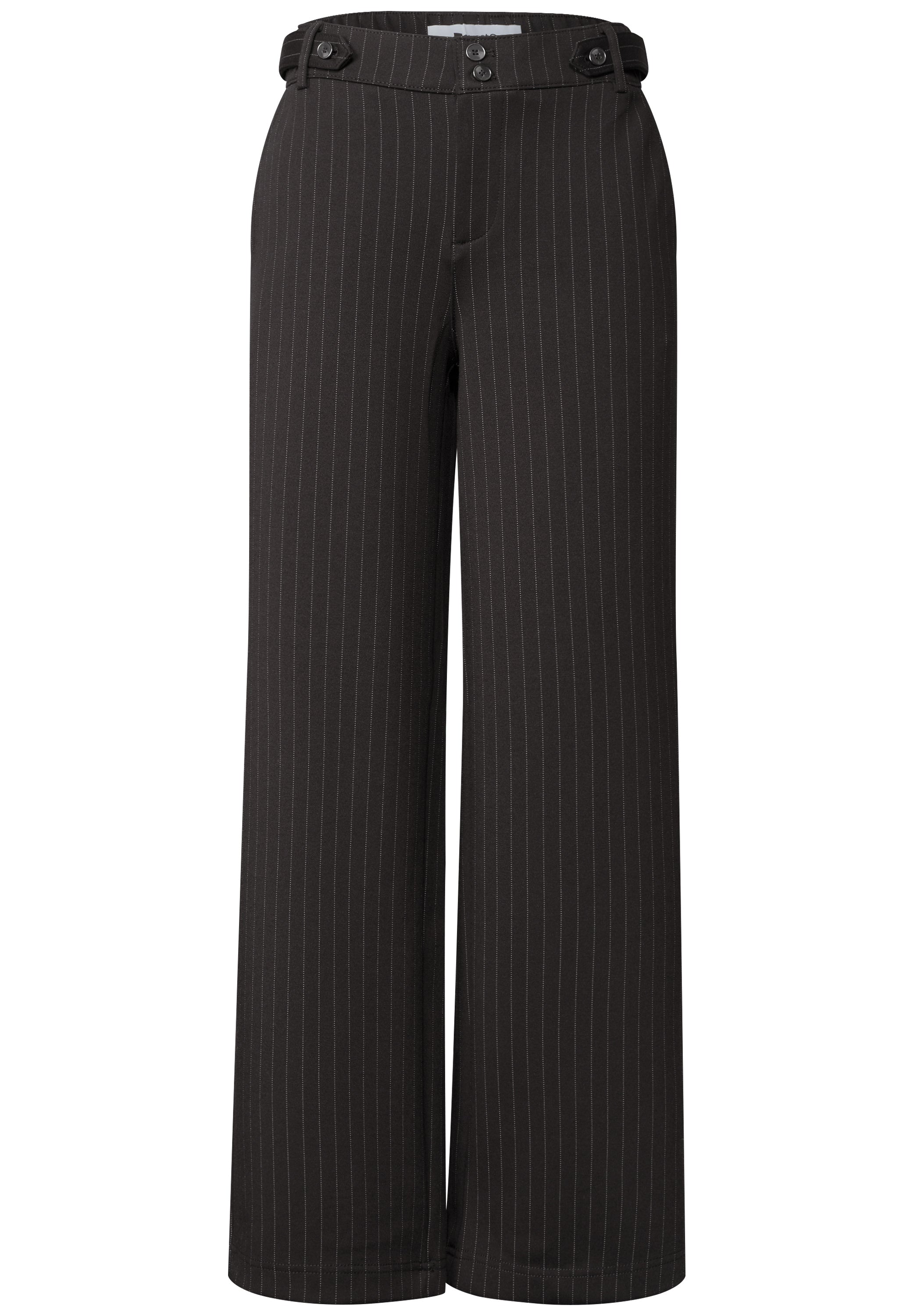 High Waist Wide Leg Hose mit Streifen