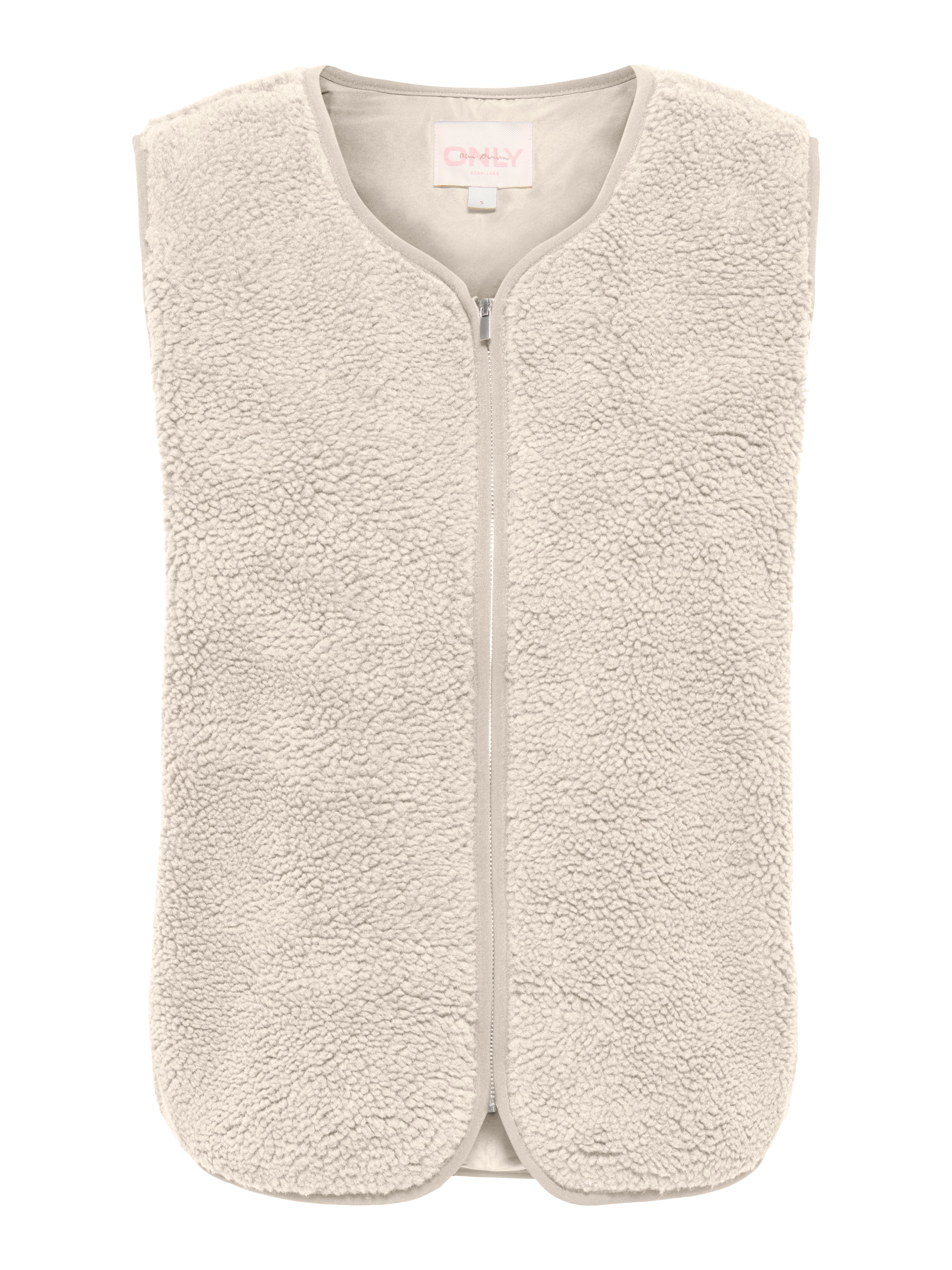 ONLBABY TEDDY ZIP VEST PNT