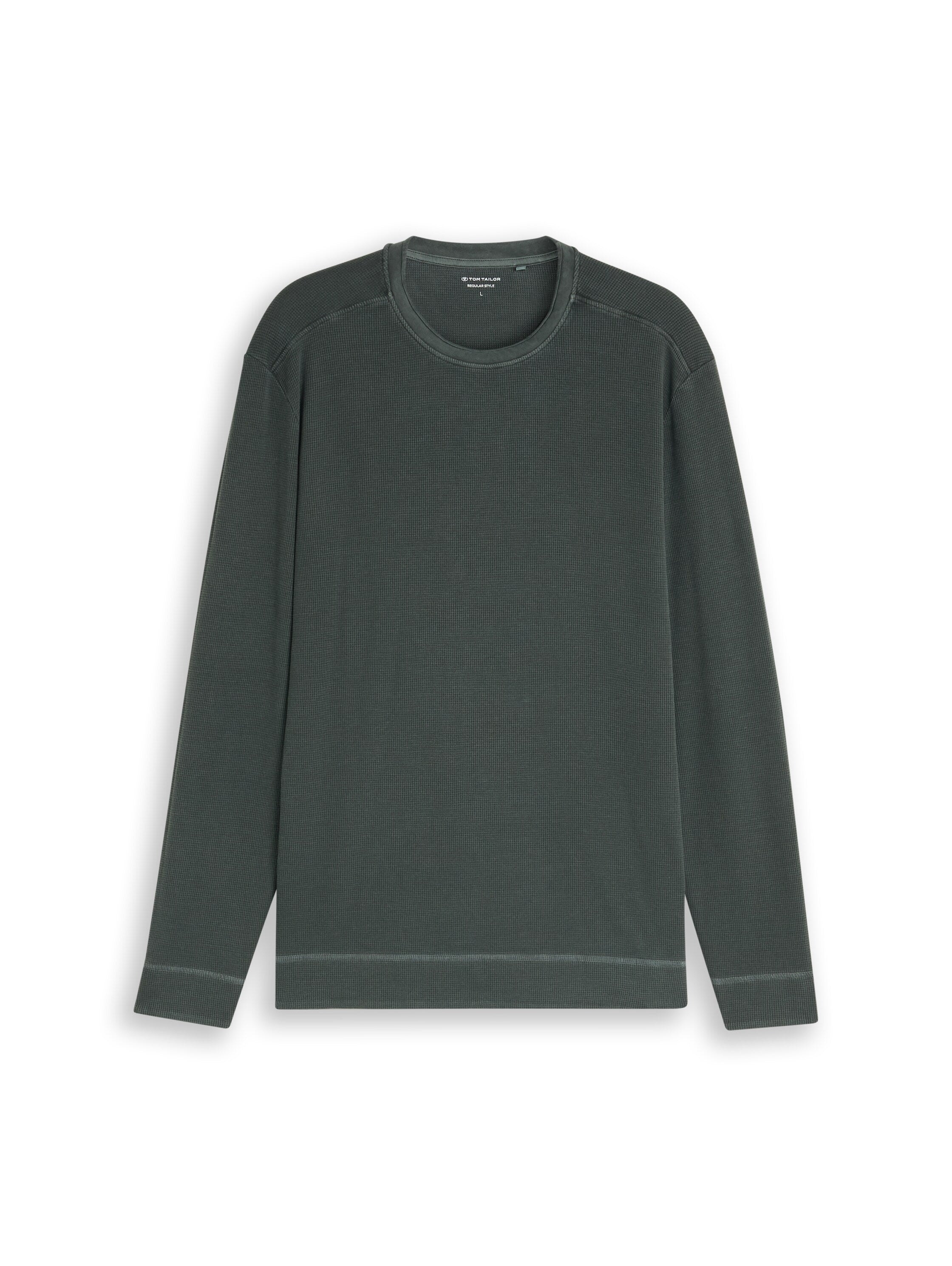 Langarmshirt im Used-Look