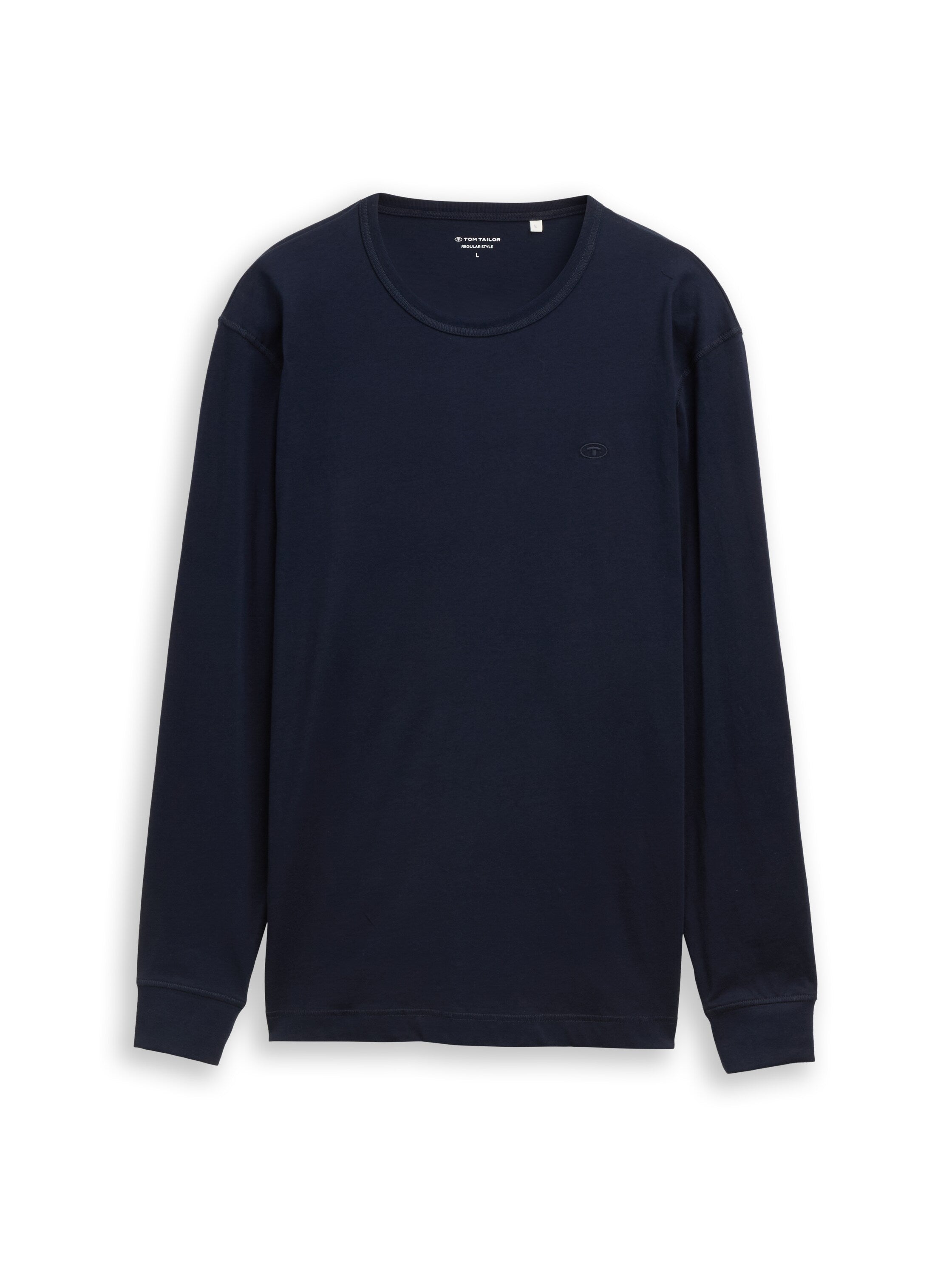 Basic Langarmshirt aus Baumwolle