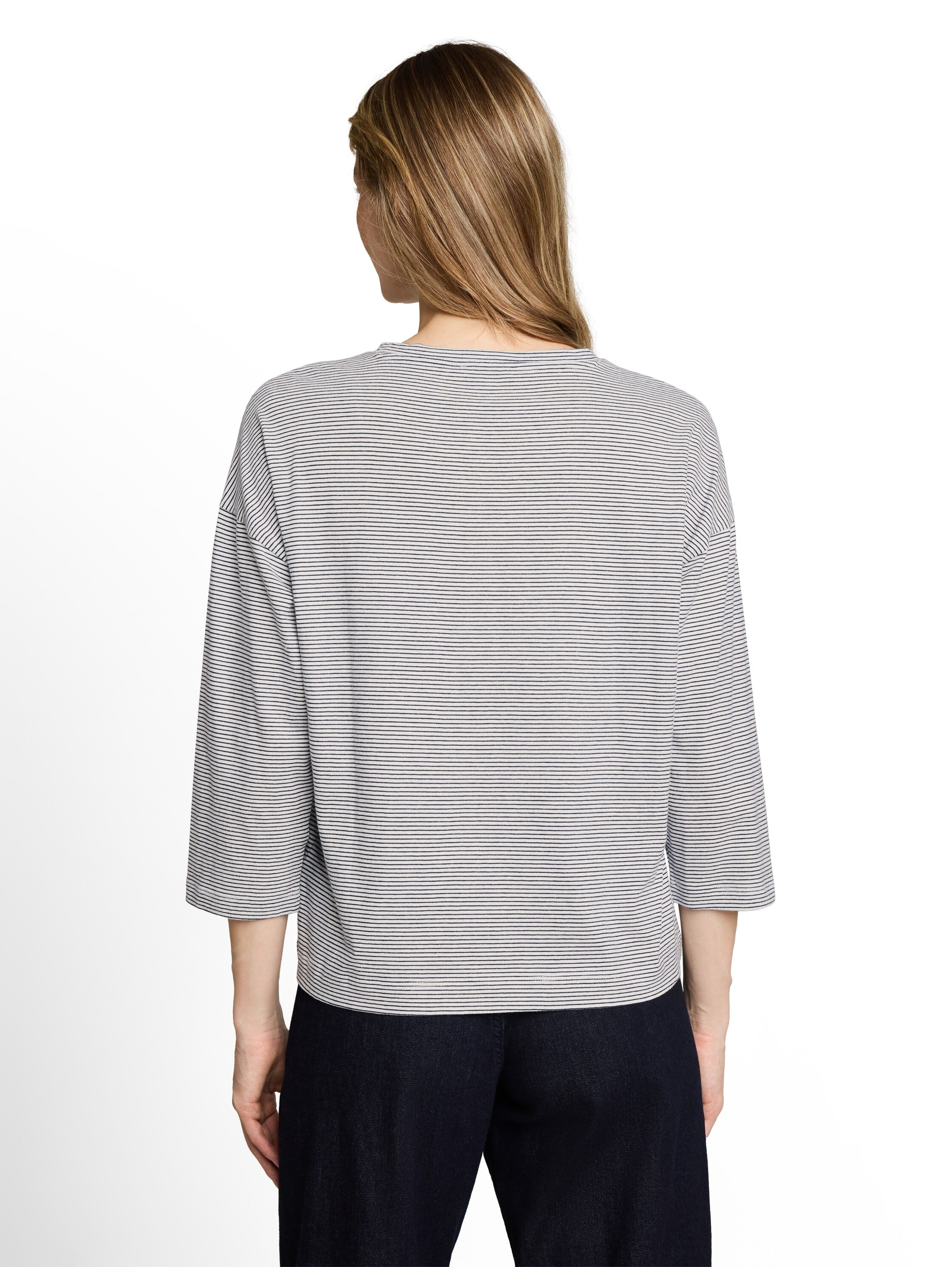 Loose Fit T-Shirt mit Blumen-Applikation