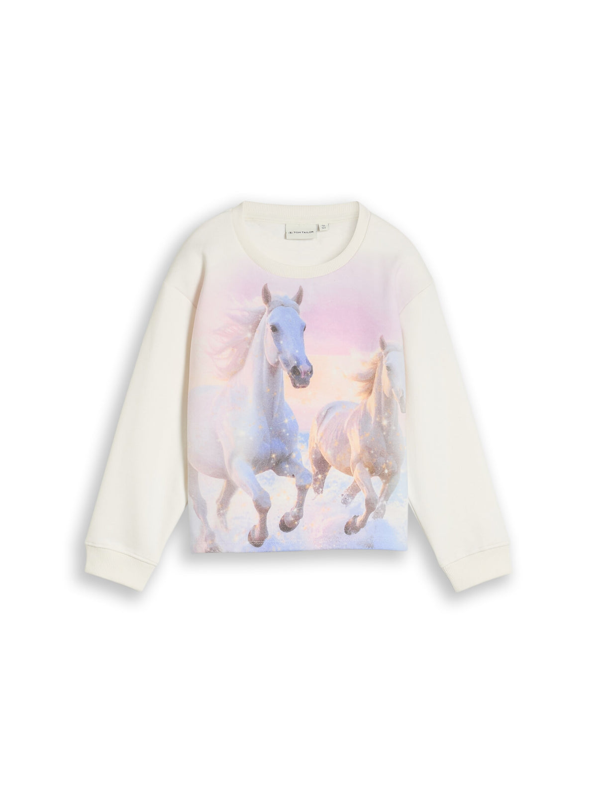 Cropped Sweatshirt mit Foto-Print