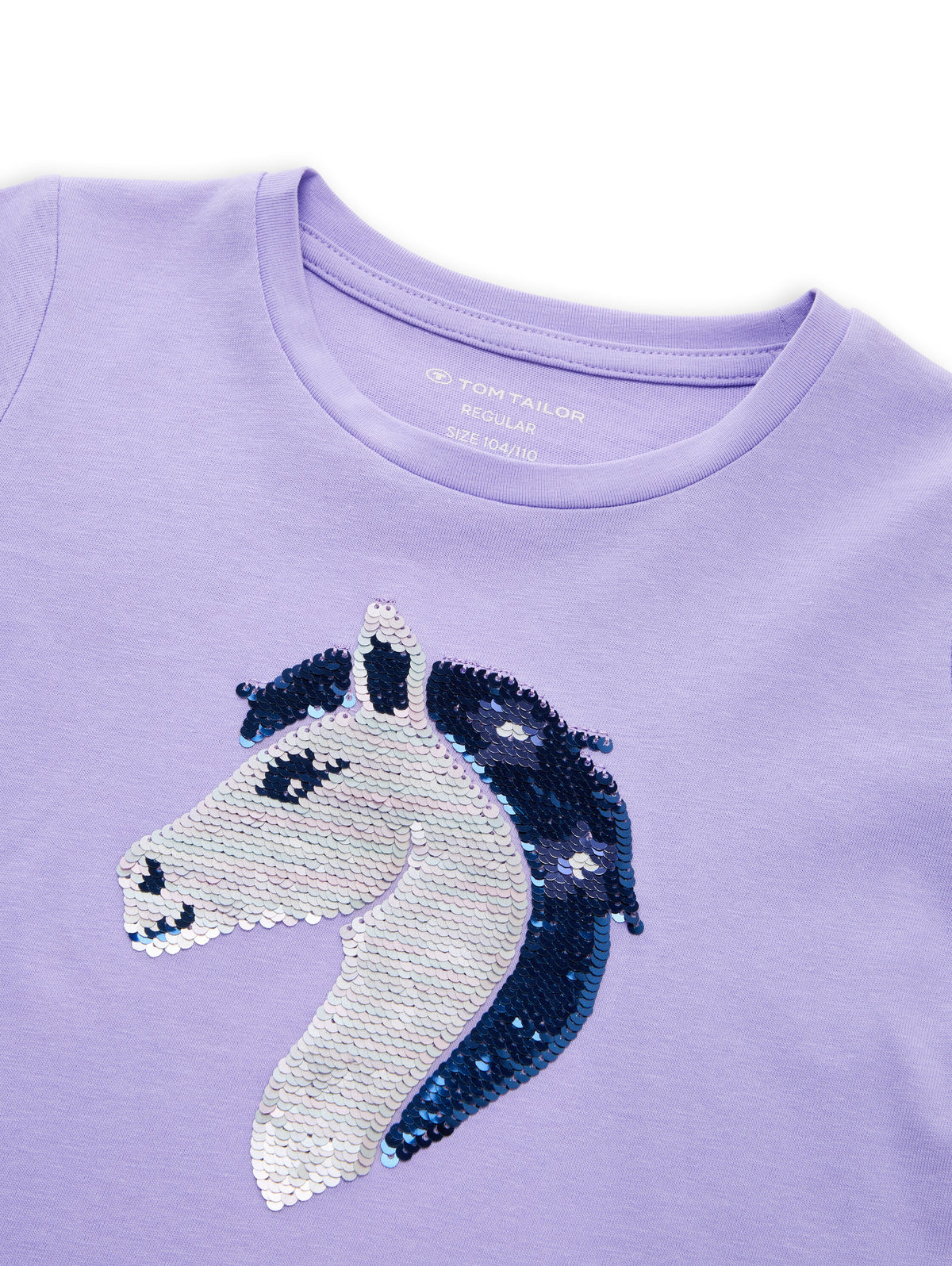 Langarmshirt mit Wendepailletten