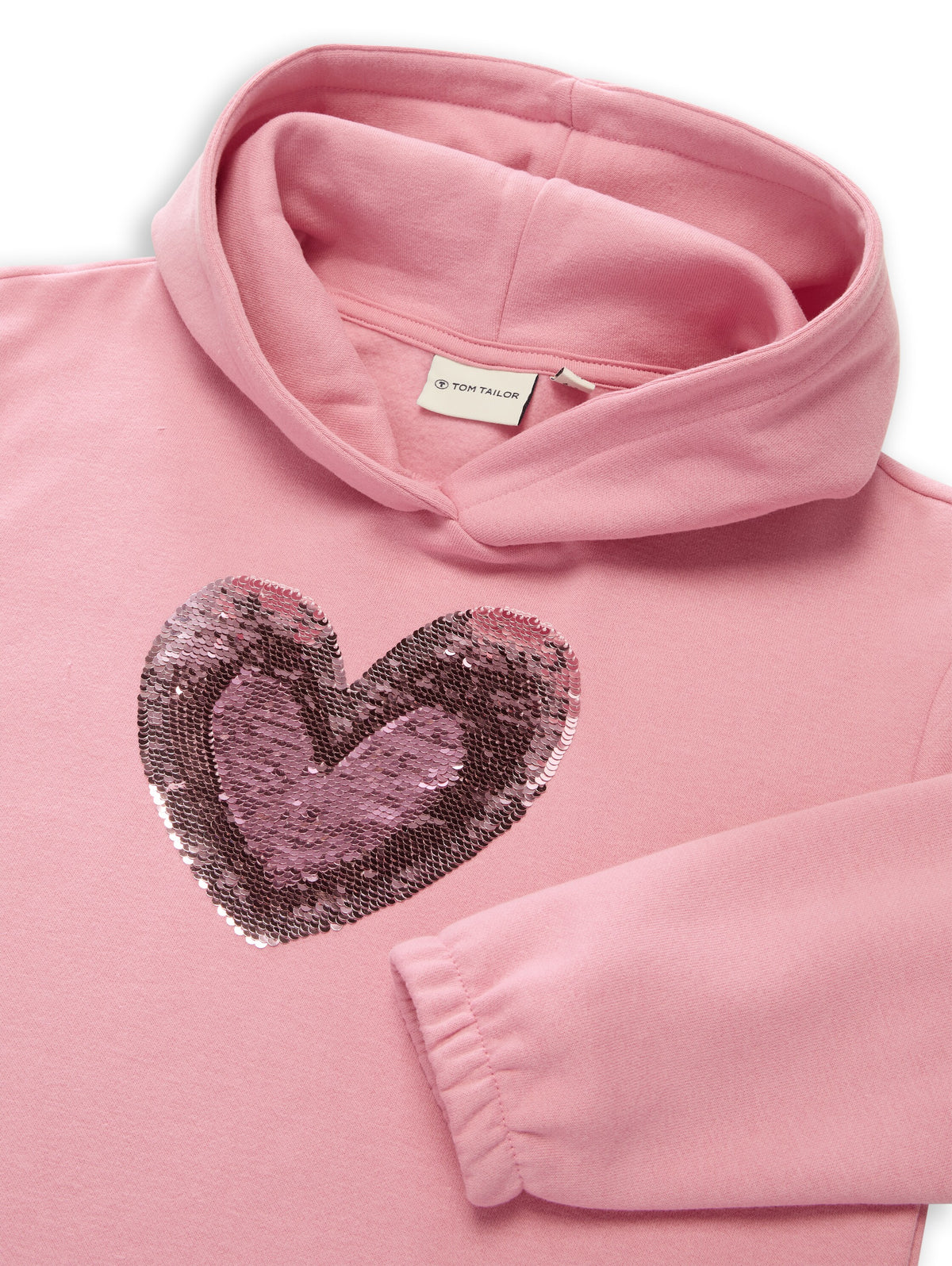 Hoodie Sweatshirt mit Wendepailletten