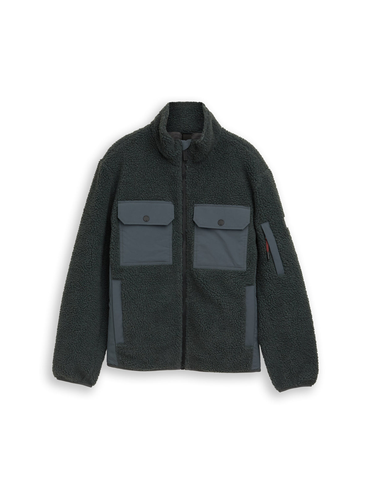Teddy Jacke mit Taschen