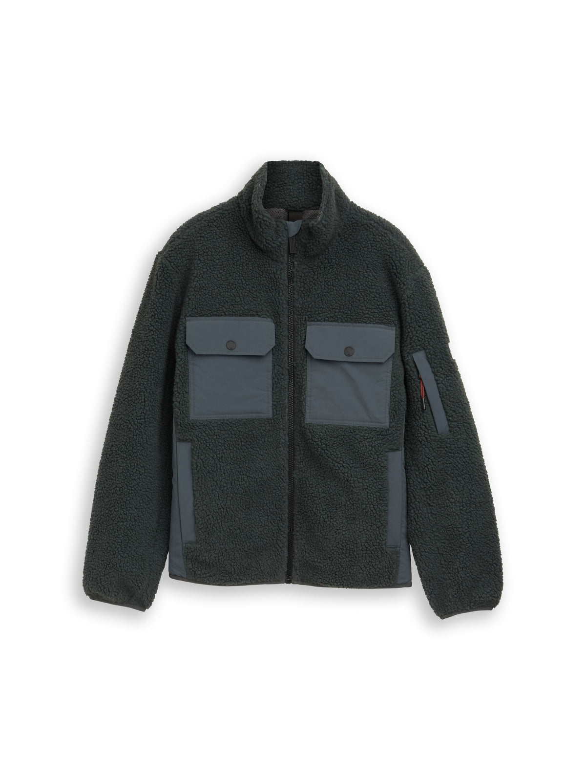 Teddy Jacke mit Taschen