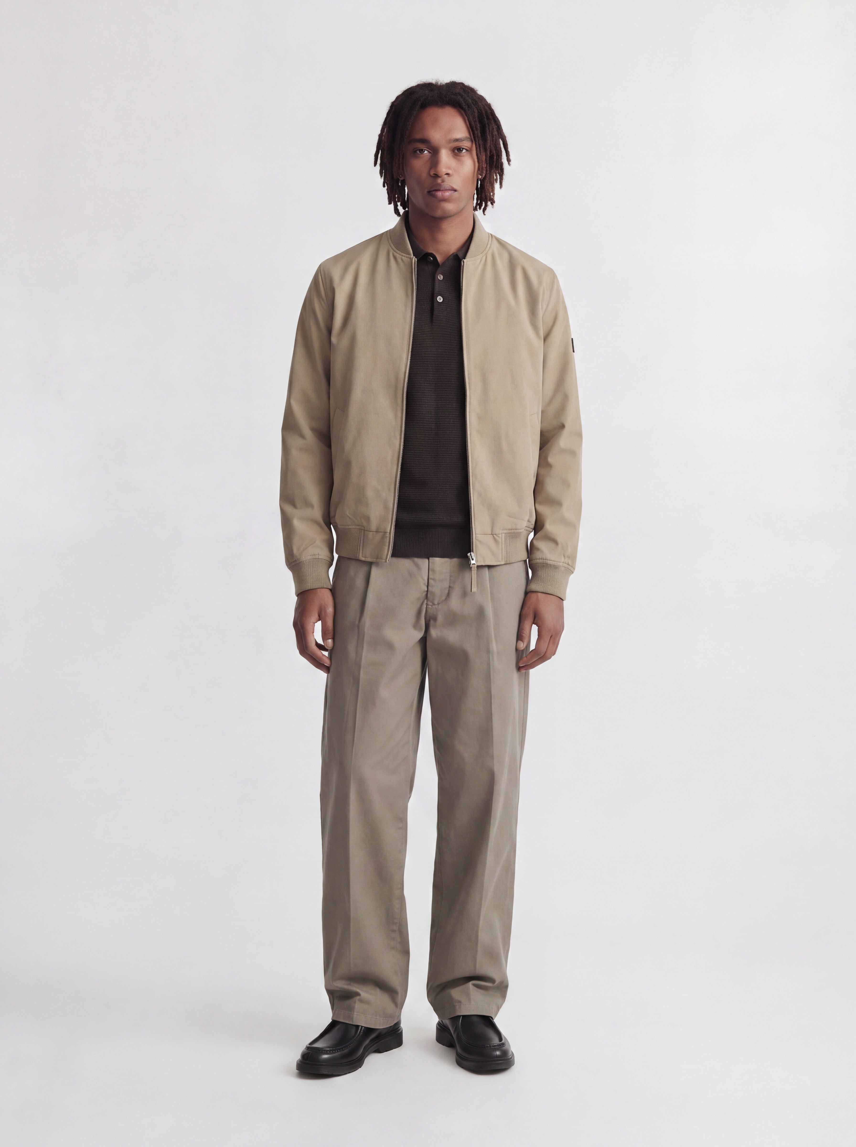 JPRBLURILEY KNIT POLO LS
