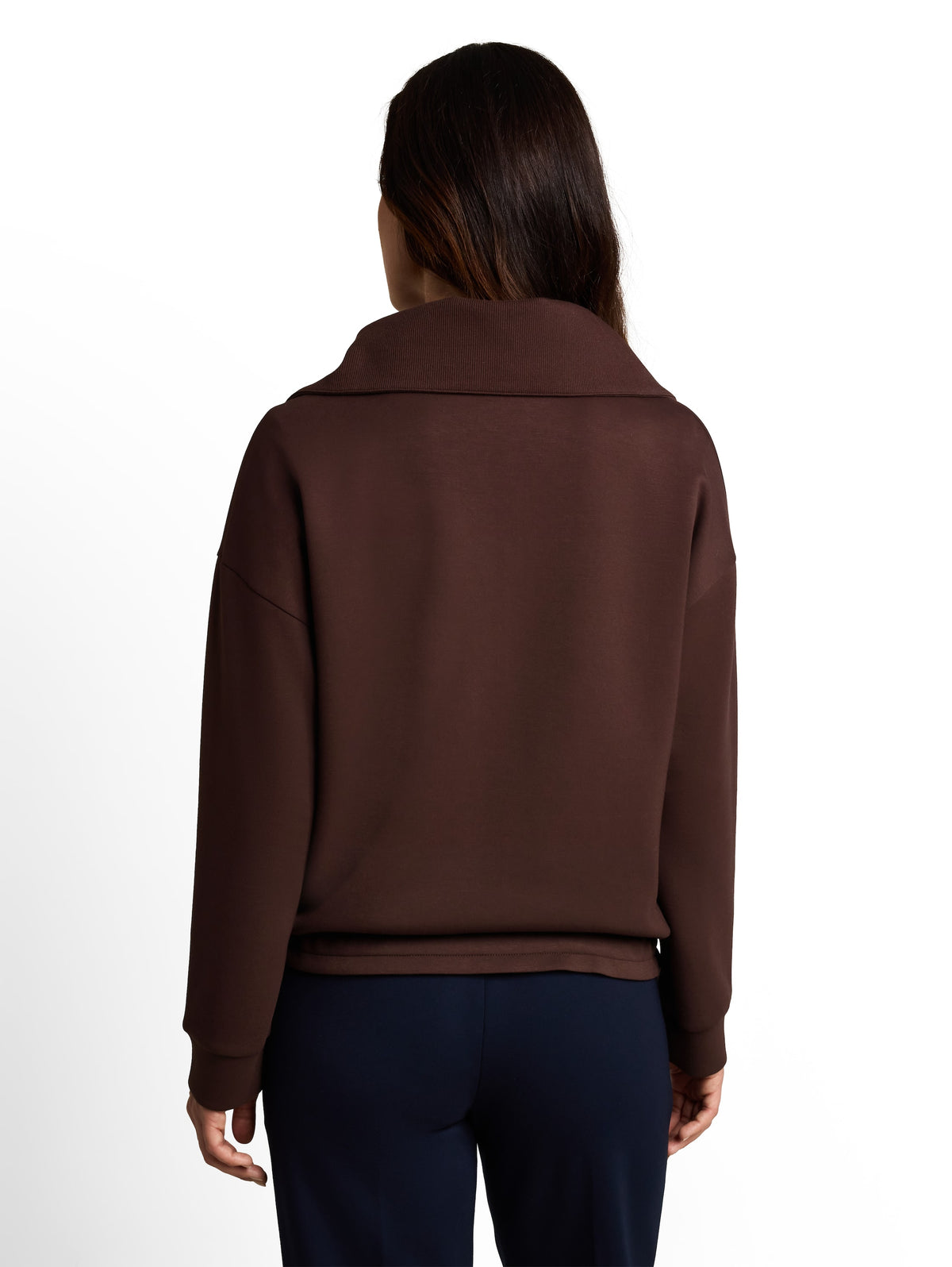 Troyer Sweatshirt aus Scuba