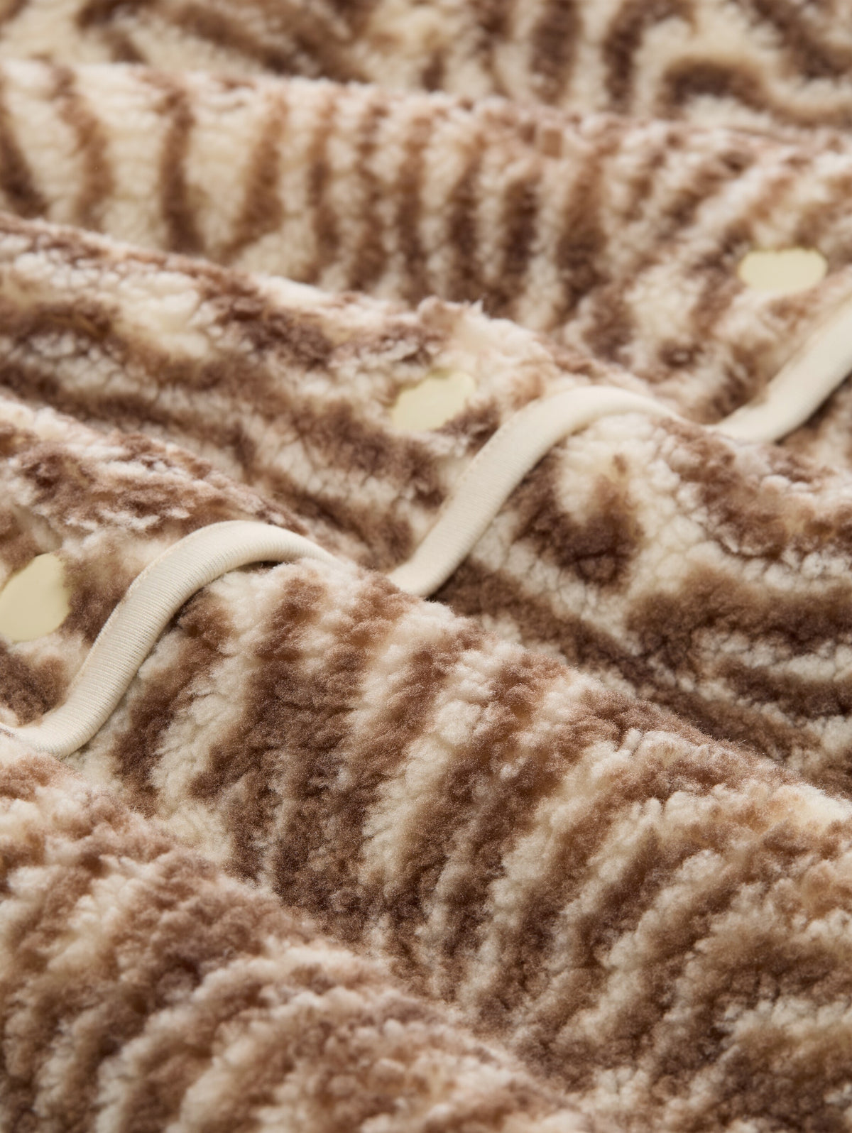 Teddy Weste mit Muster