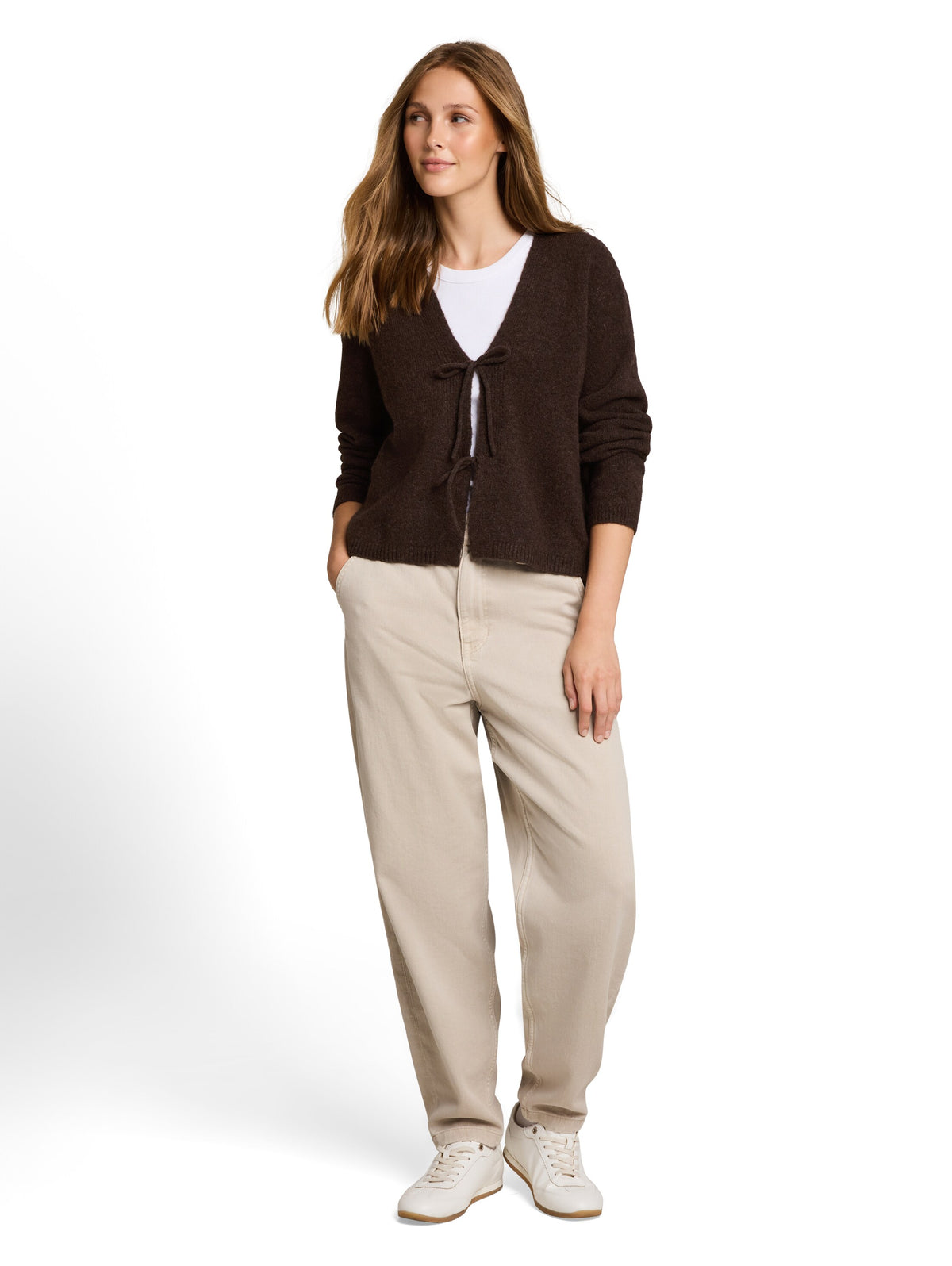 Cosy Cardigan mit Schleifen