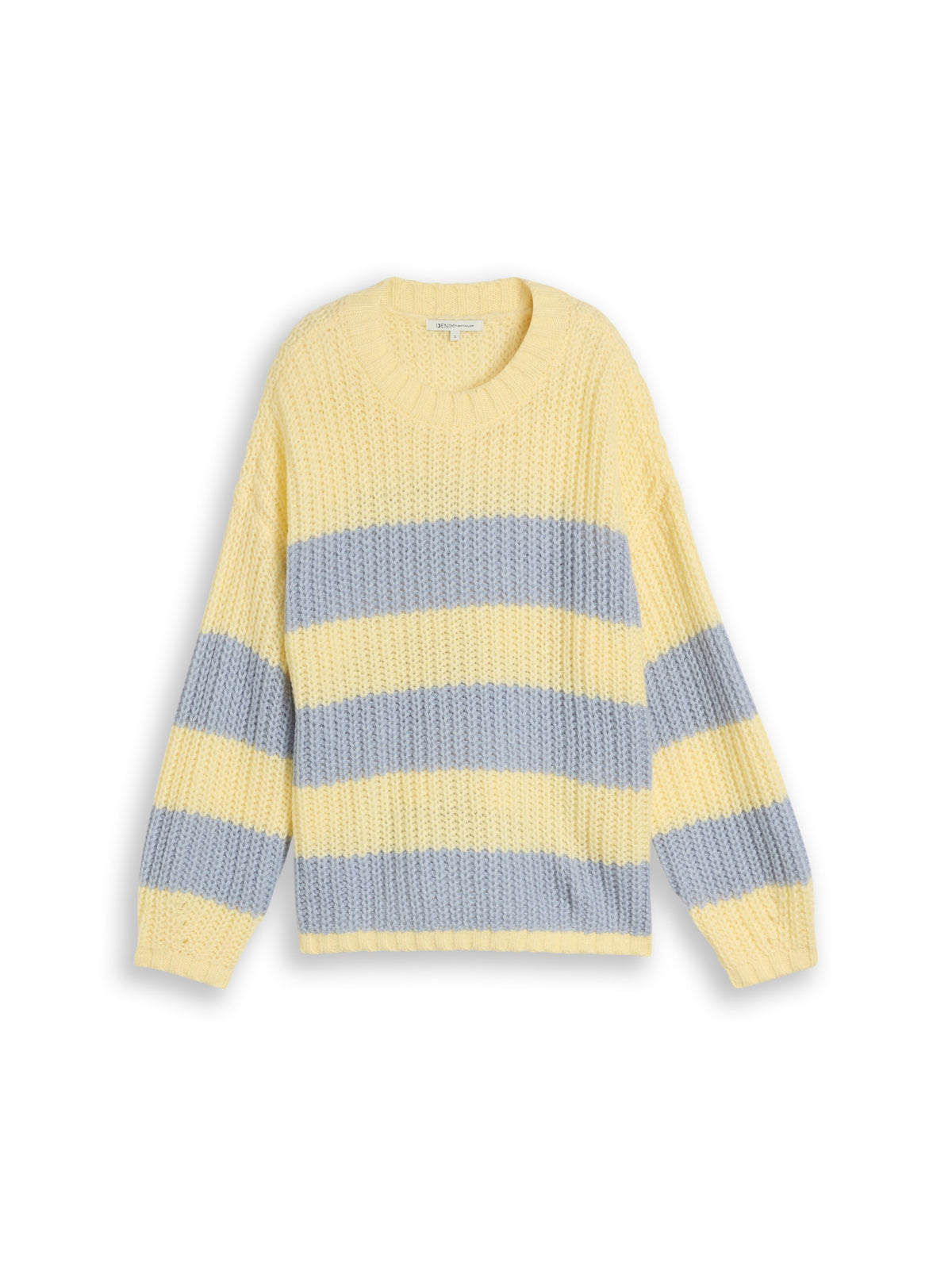 Relaxed Fit Strickpullover mit Streifenmuster