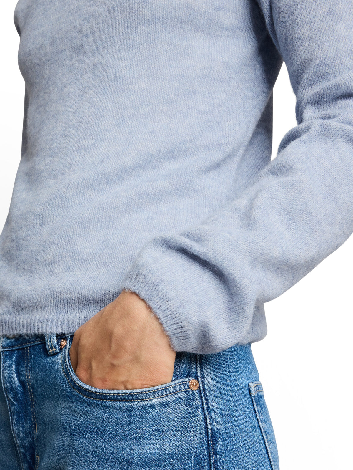 Strickpullover mit Alpaka-Anteil