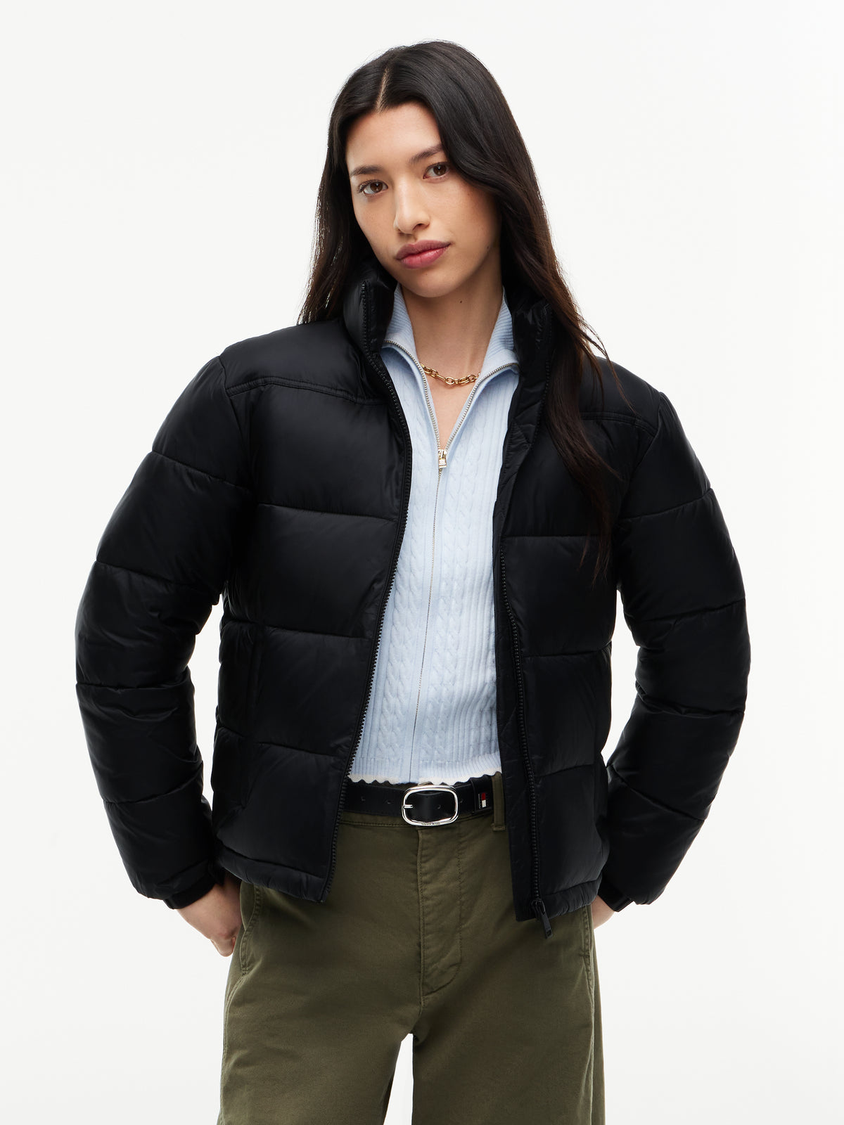 TJW PCKBL HOOD ESS PUFFER EXT