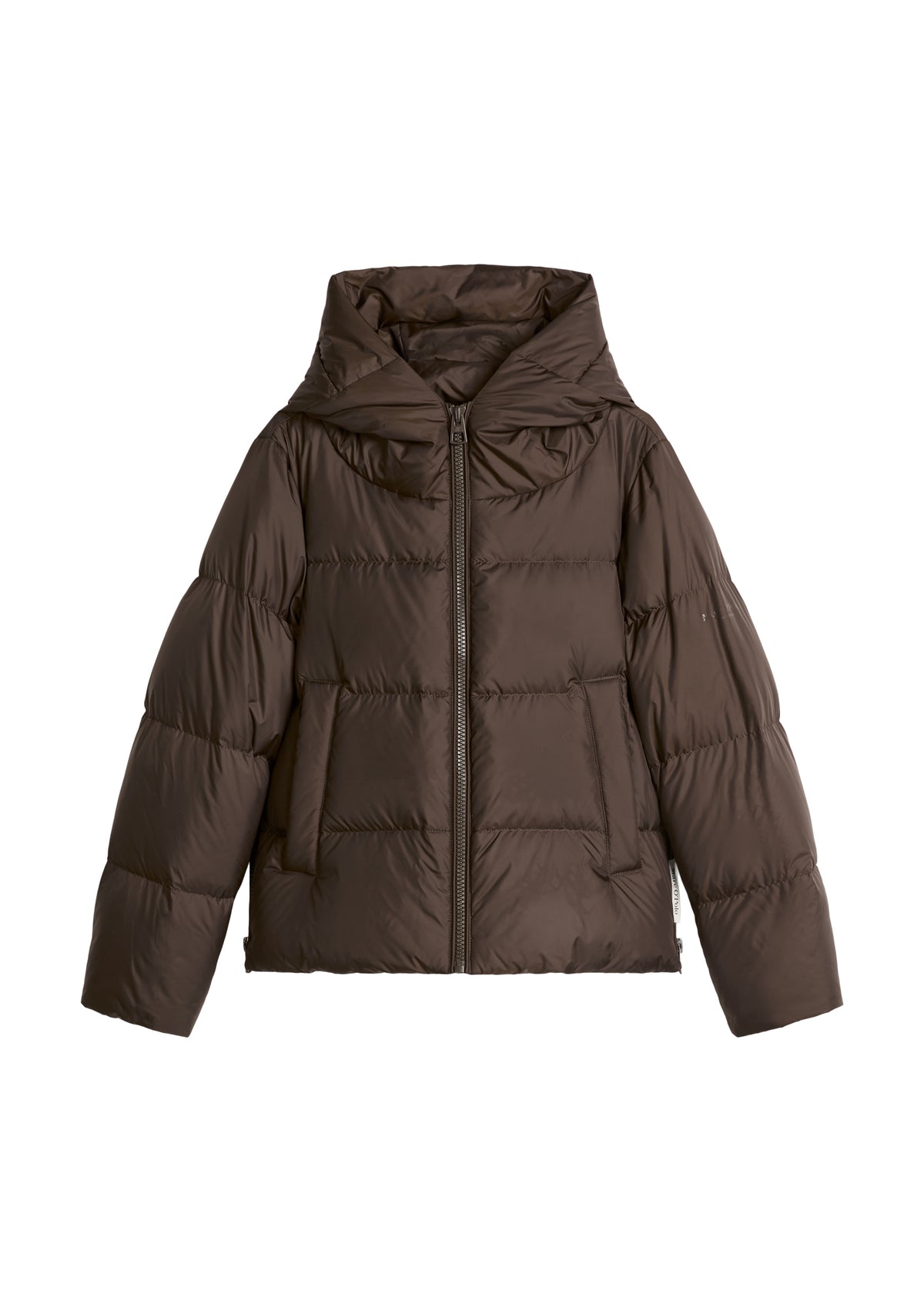 Puffer-Daunenjacke mit Kapuze regular