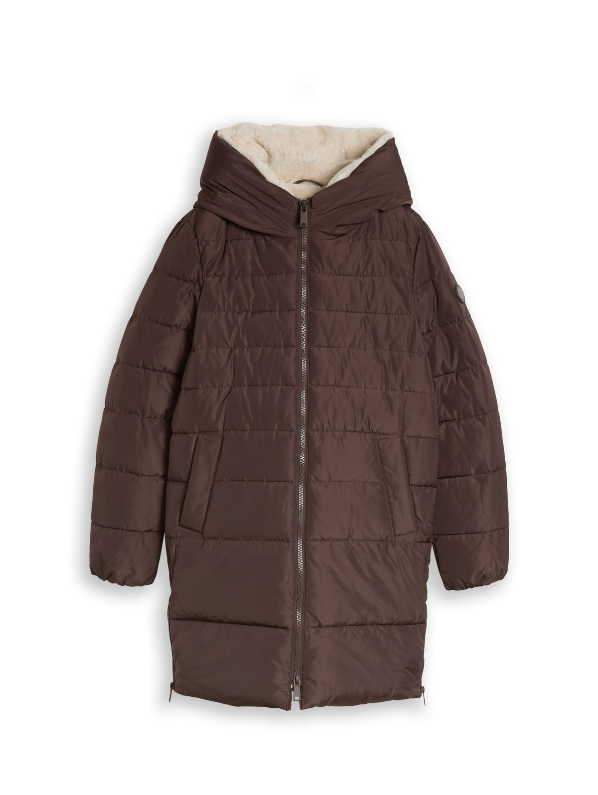 Puffer-Mantel aus wasserabweisendem Material