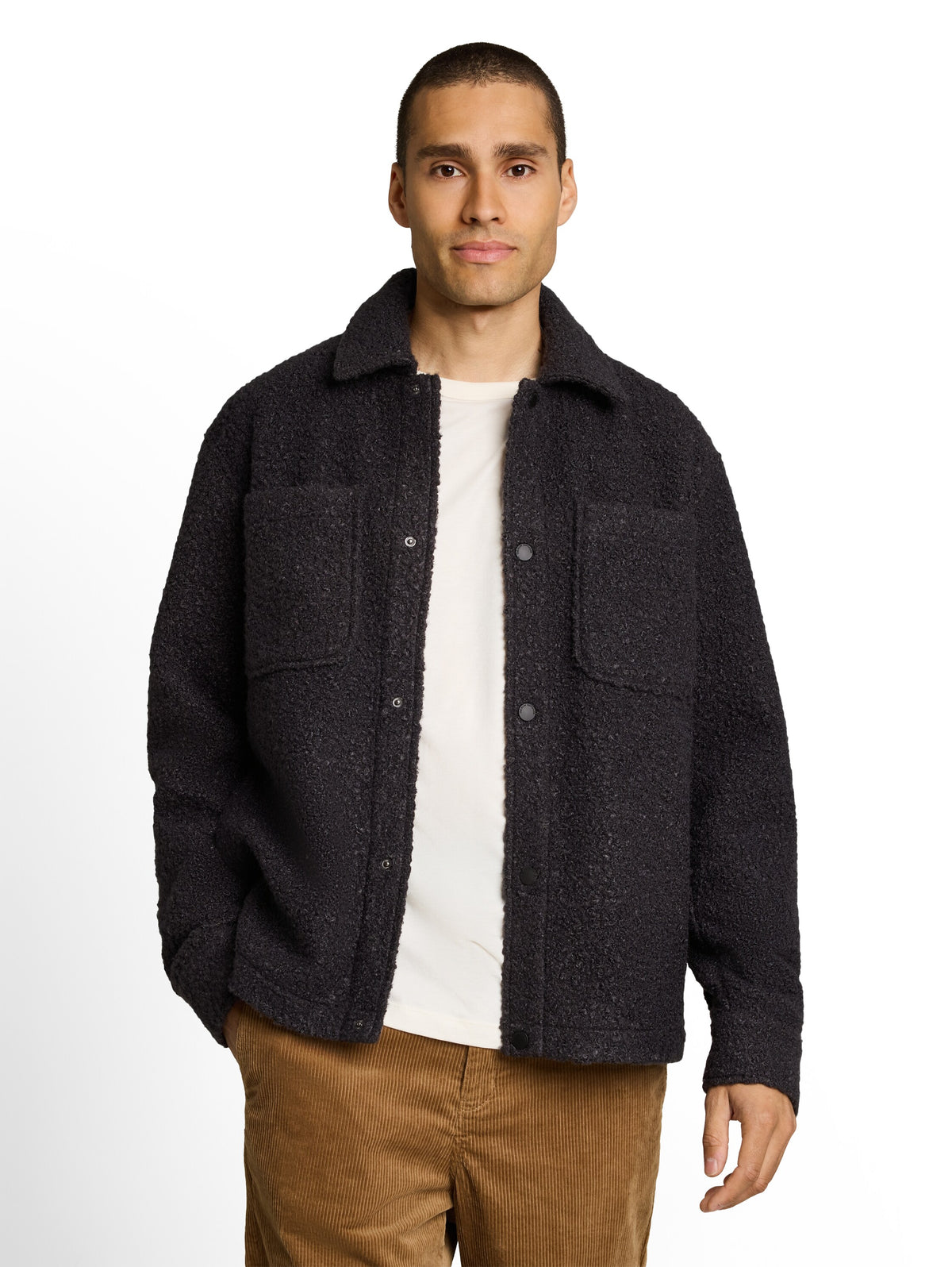 Overshirt in Woll-Optik