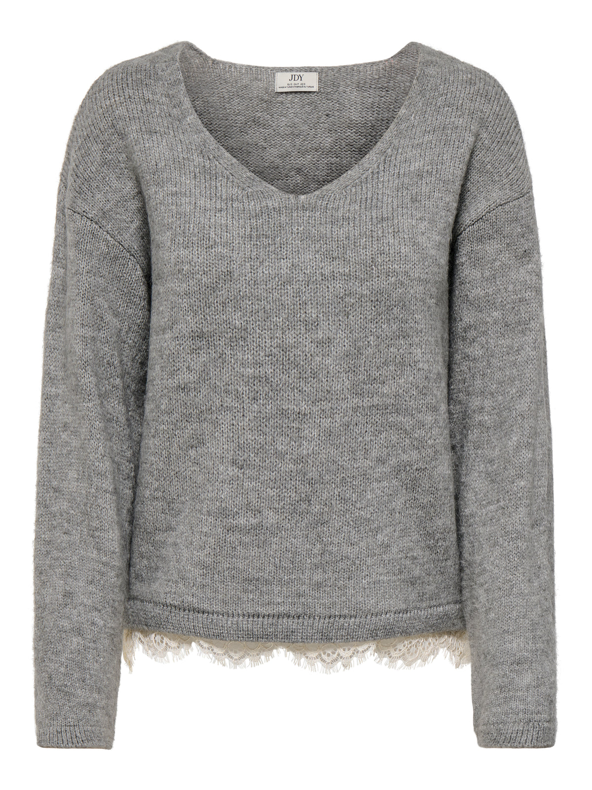 JDYSTEPHANIE L/S V-NECK LACE PULL KNT