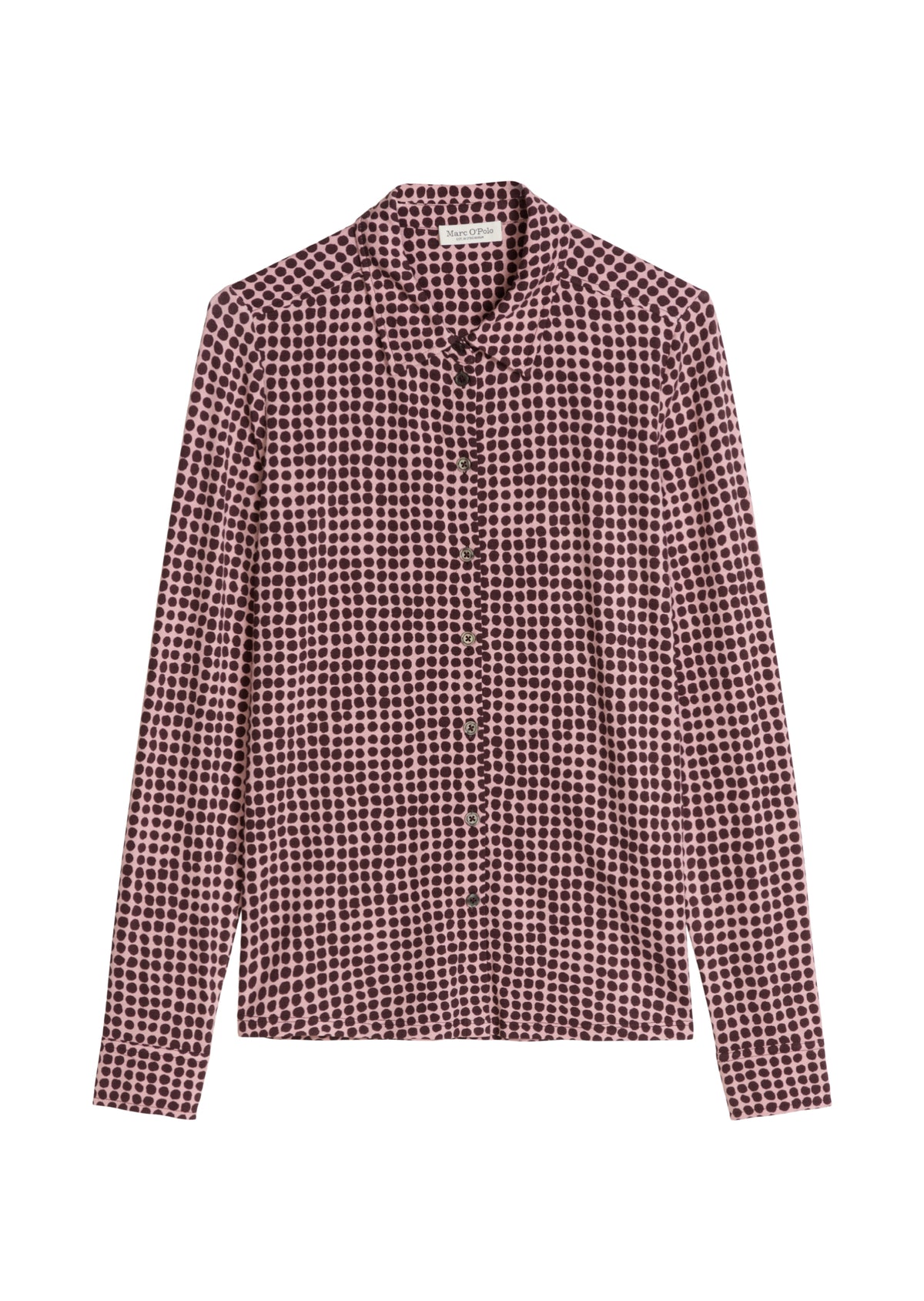 Print-Jerseybluse regular