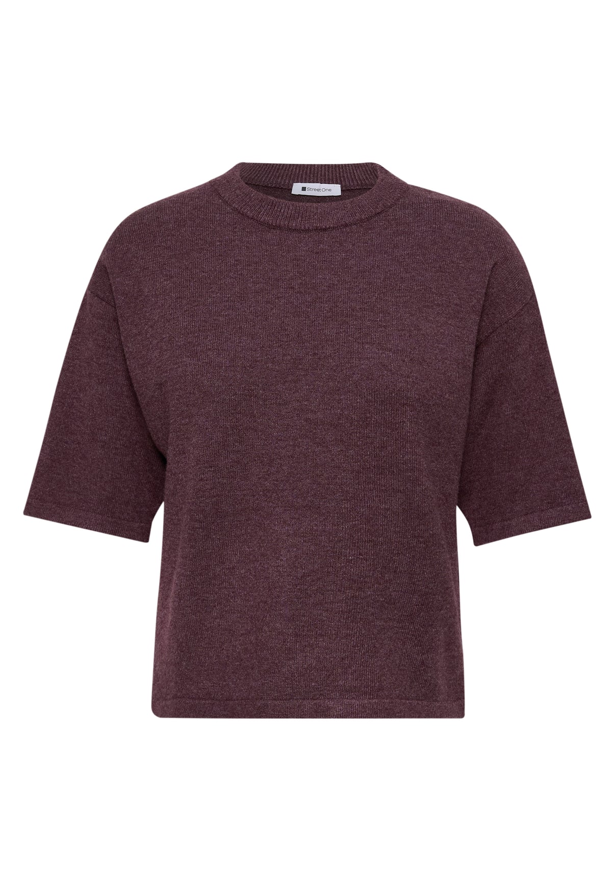 3/4-Arm Pullover mit Rundhals