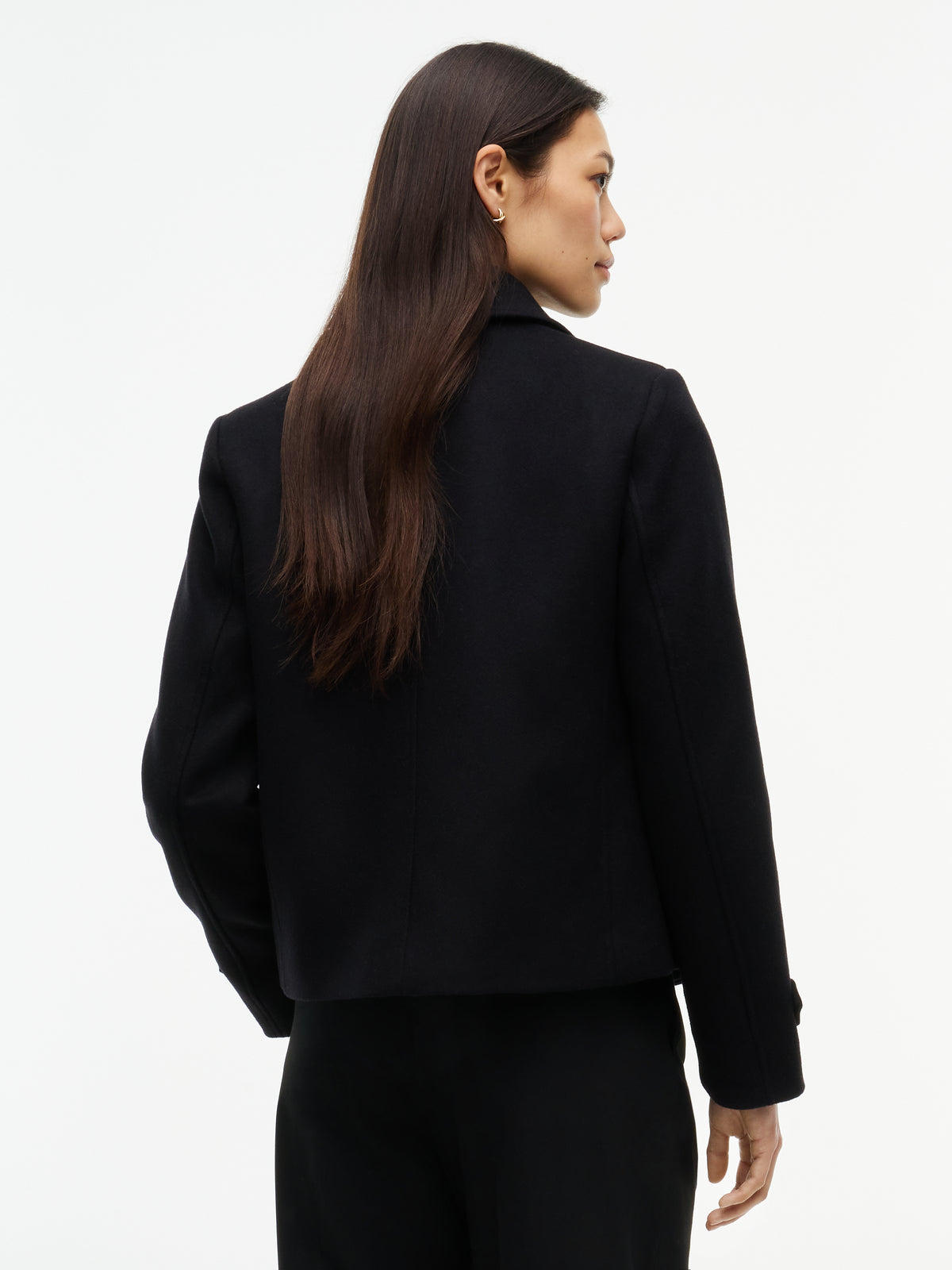 WOOL PEACOAT JACKET